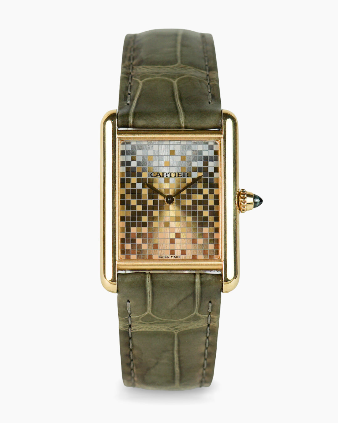 Cartier Tank Louis Cartier Trinity "Mosaic" in yellow gold