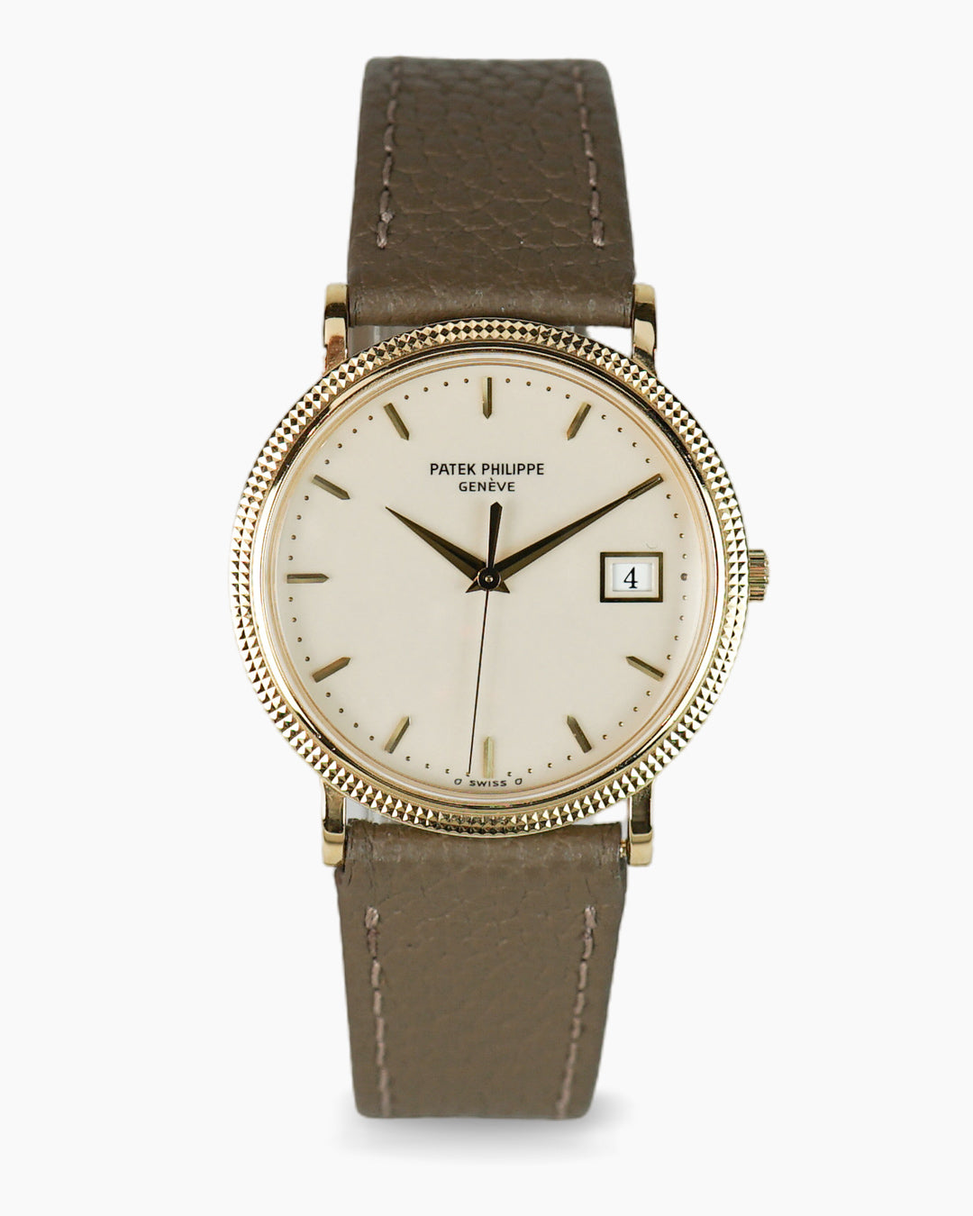 Patek Philippe Calatrava reference 3944 in yellow gold — cream dial