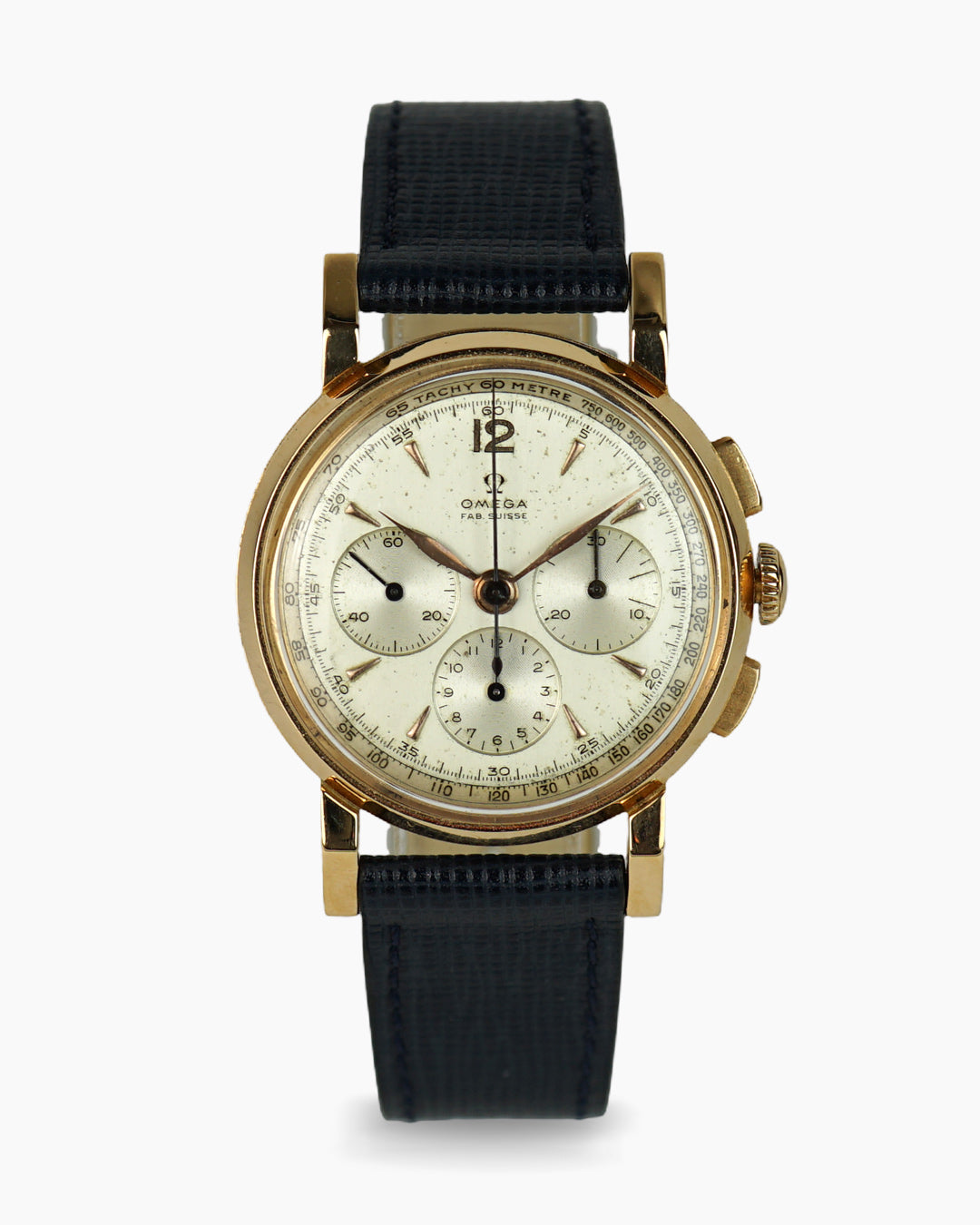 Omega Vintage Chronograph Caliber 321 in a 18k rose gold French case