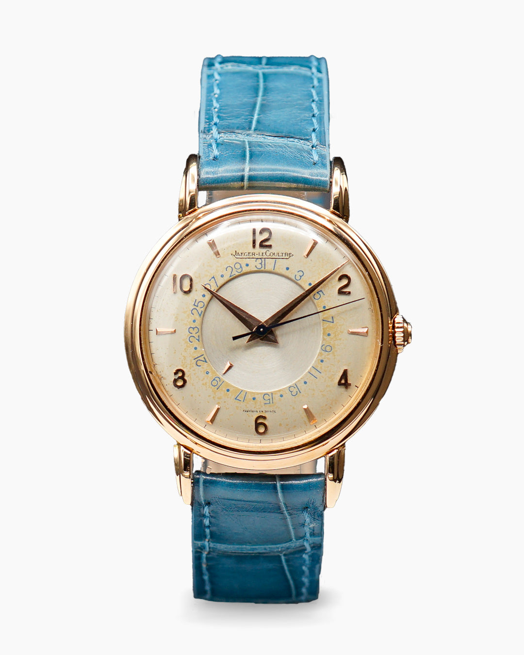 1950s Jaeger-Lecoultre Calendar in rose gold for the French market