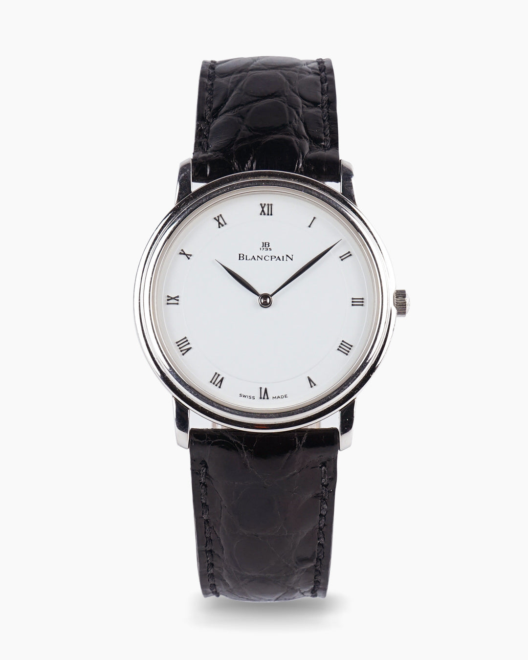 1990s Blancpain Villeret ultra thin in Platinum