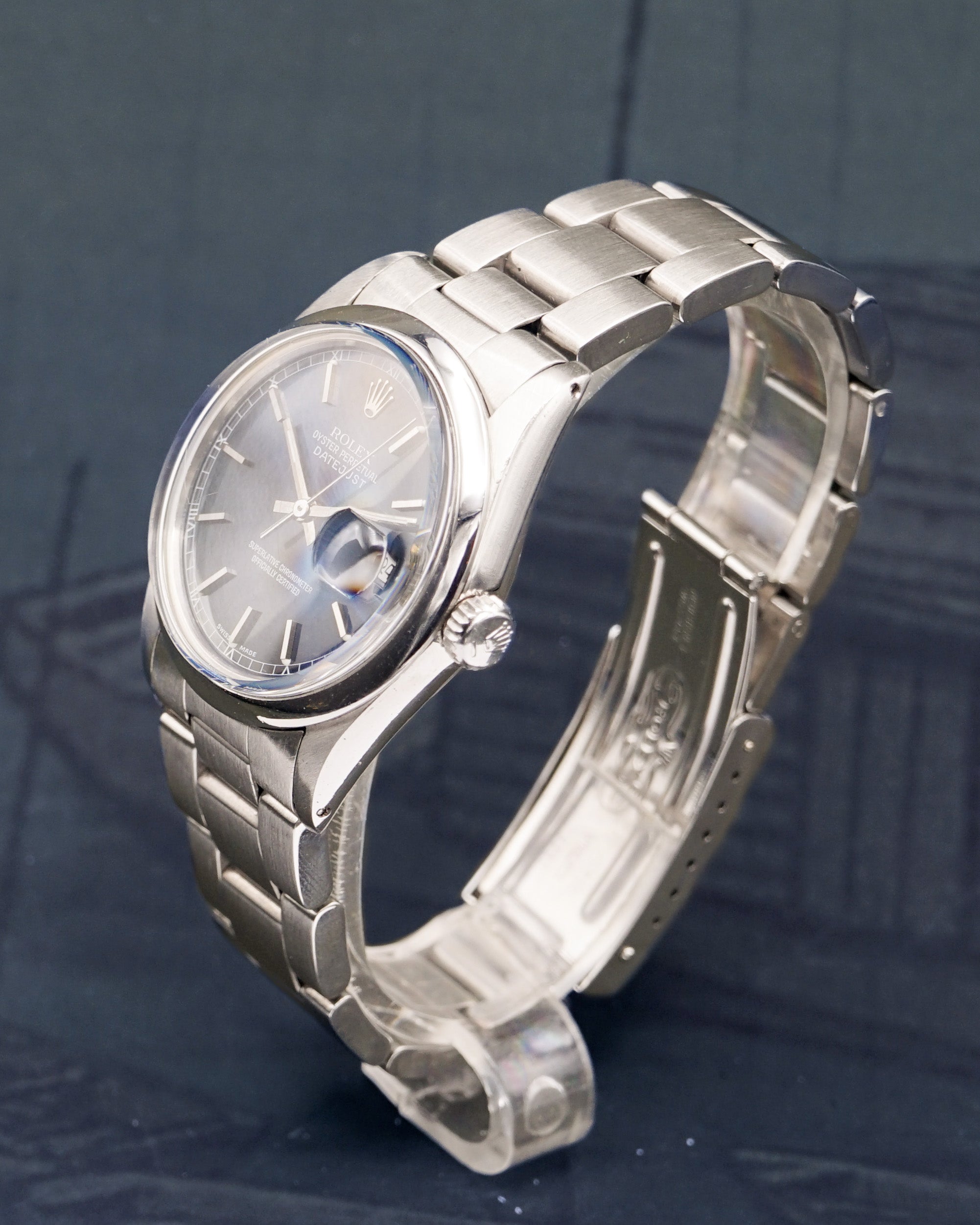 Rolex Oyster Perpetual Datejust ref. 16000 with blue dial
