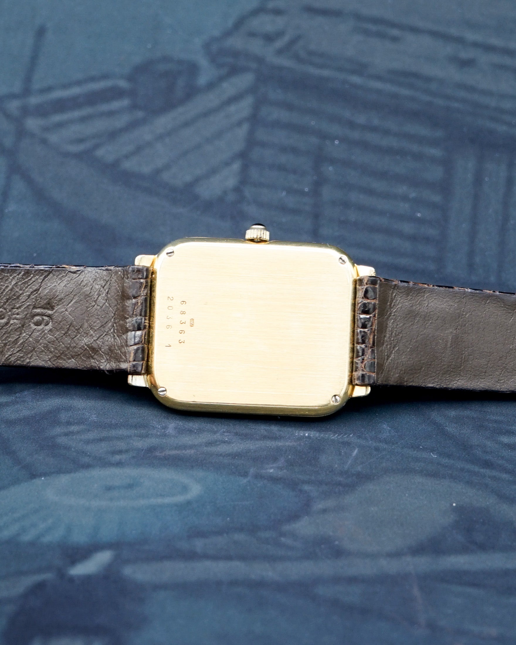 1970s Chopard dress watch ref. 2036 with rare obsidian dial