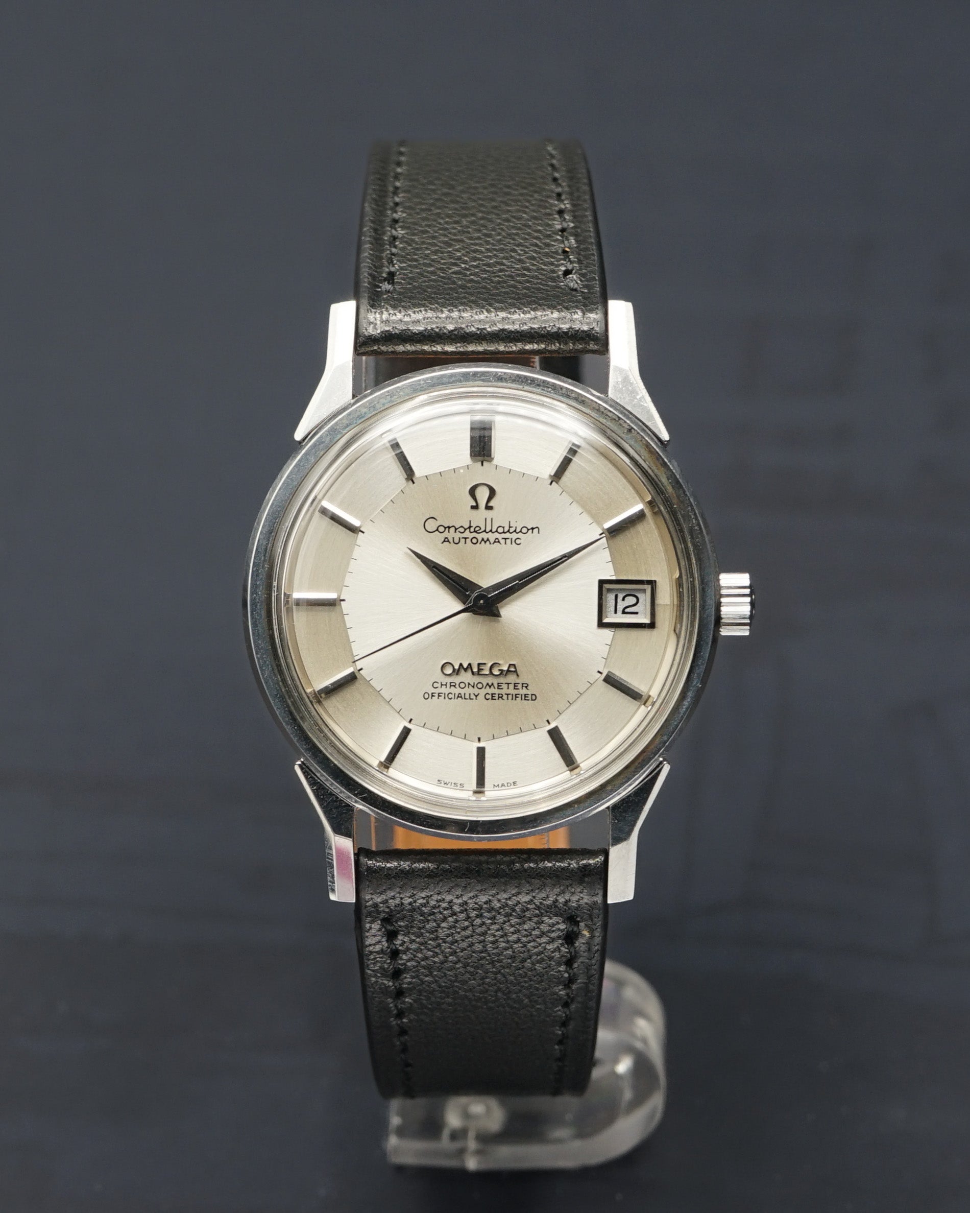 1970s Omega 168.0065 “Japanese” Constellation Pie Pan with papers