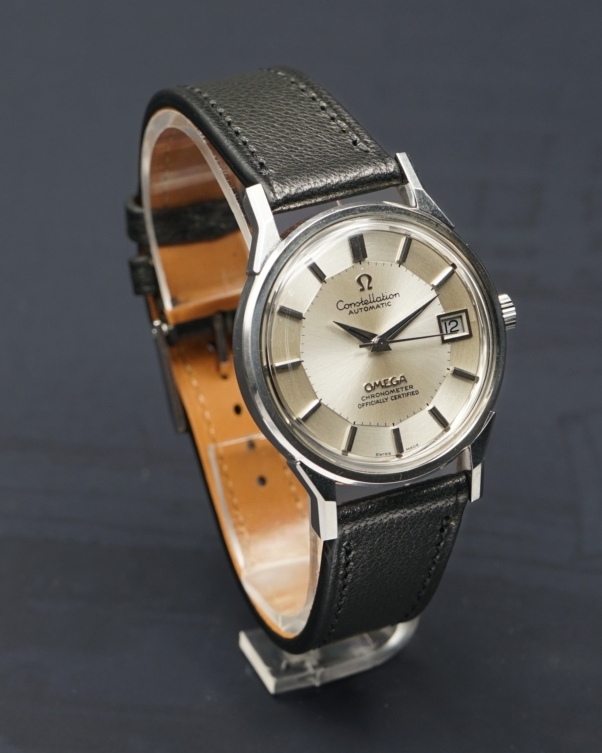 1970s Omega 168.0065 “Japanese” Constellation Pie Pan with papers