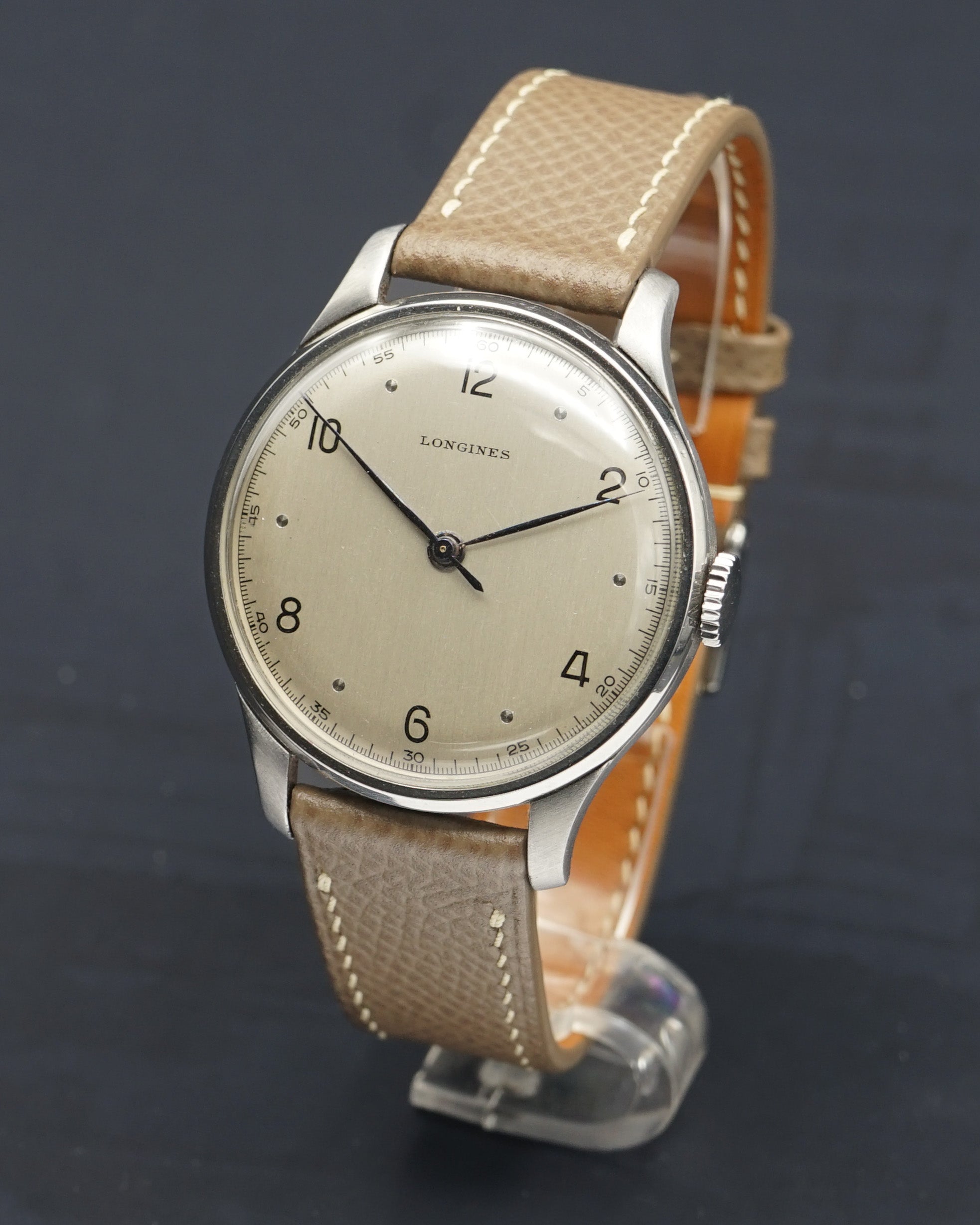 1940s Longines Calatrava ref. 5045 in stainless steel