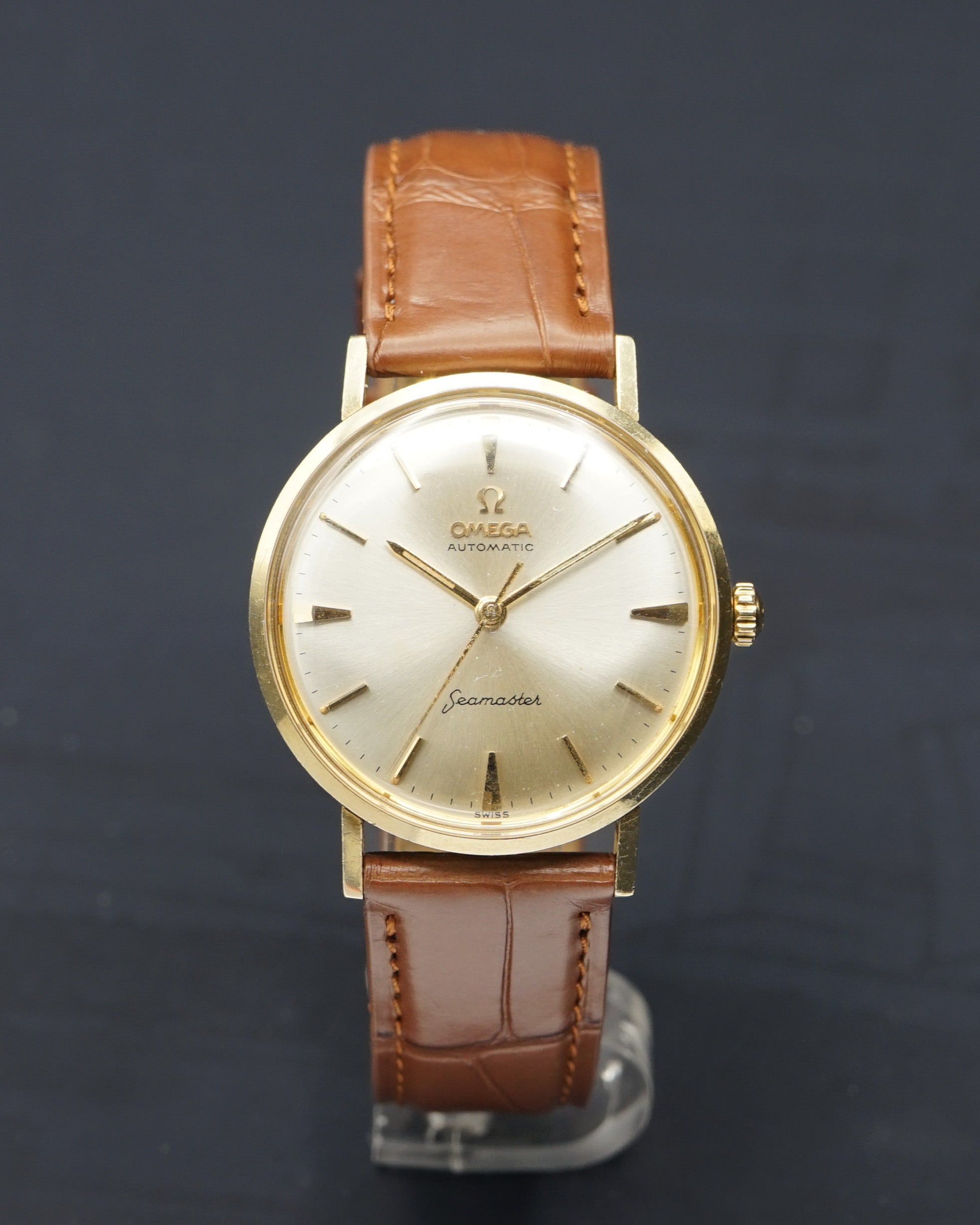 1960s Omega Seamaster in 18kt. gold