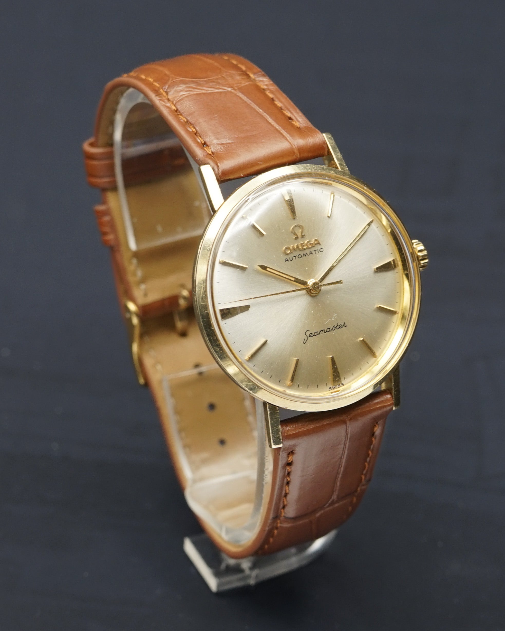 1960s Omega Seamaster in 18kt. gold
