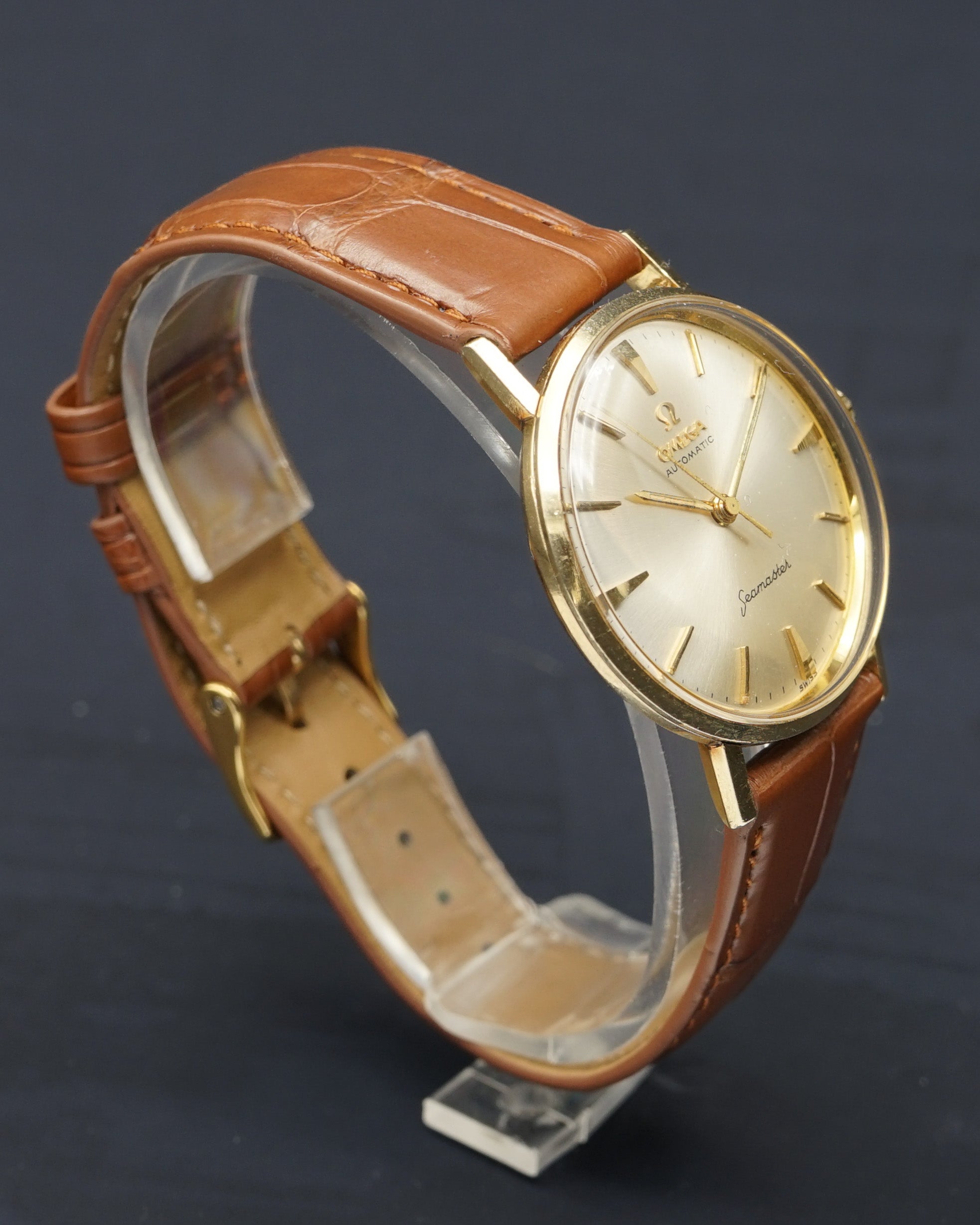 1960s Omega Seamaster in 18kt. gold
