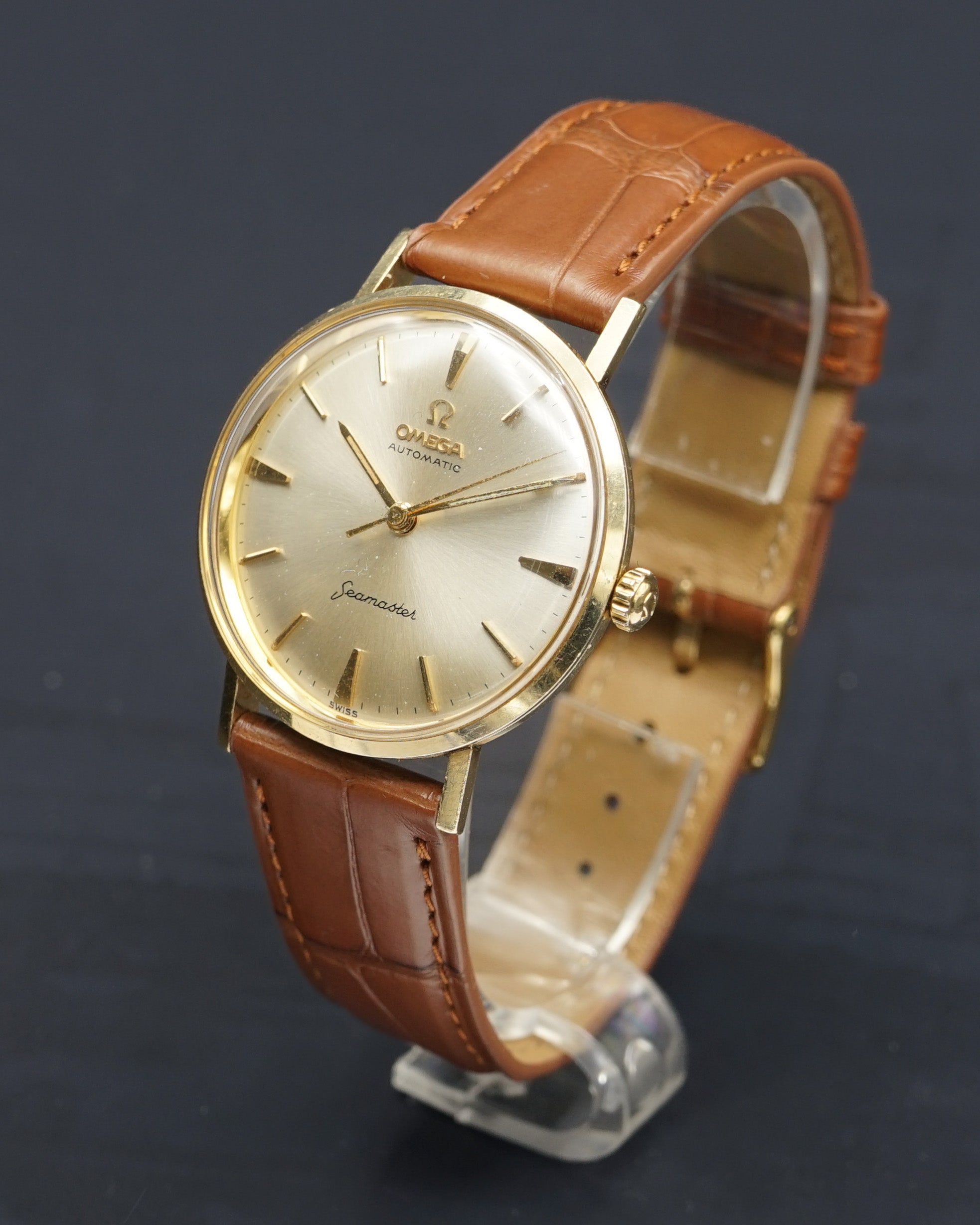 1960s Omega Seamaster in 18kt. gold