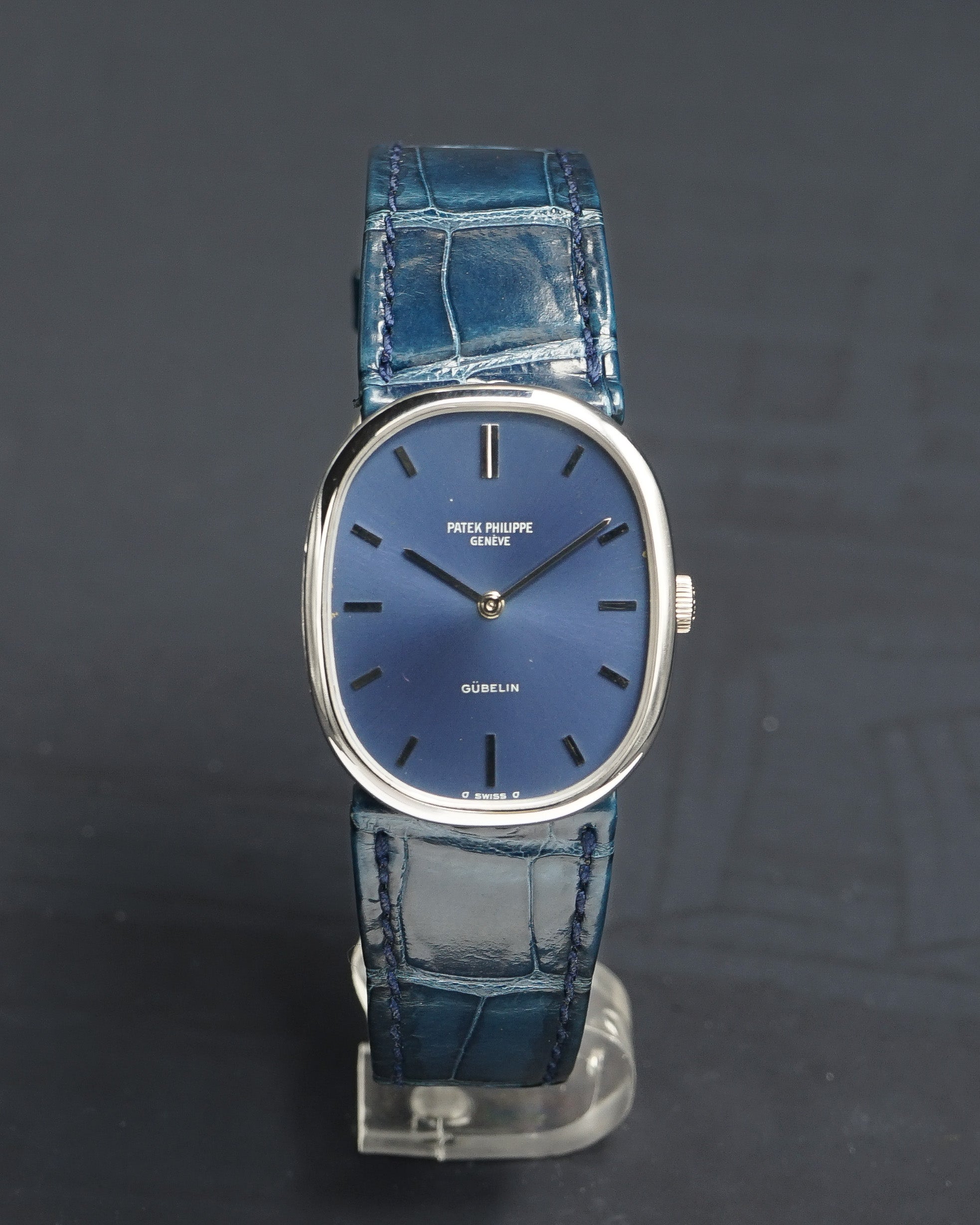 1973 Patek Philippe Ellipse in white gold retailed by Gübelin