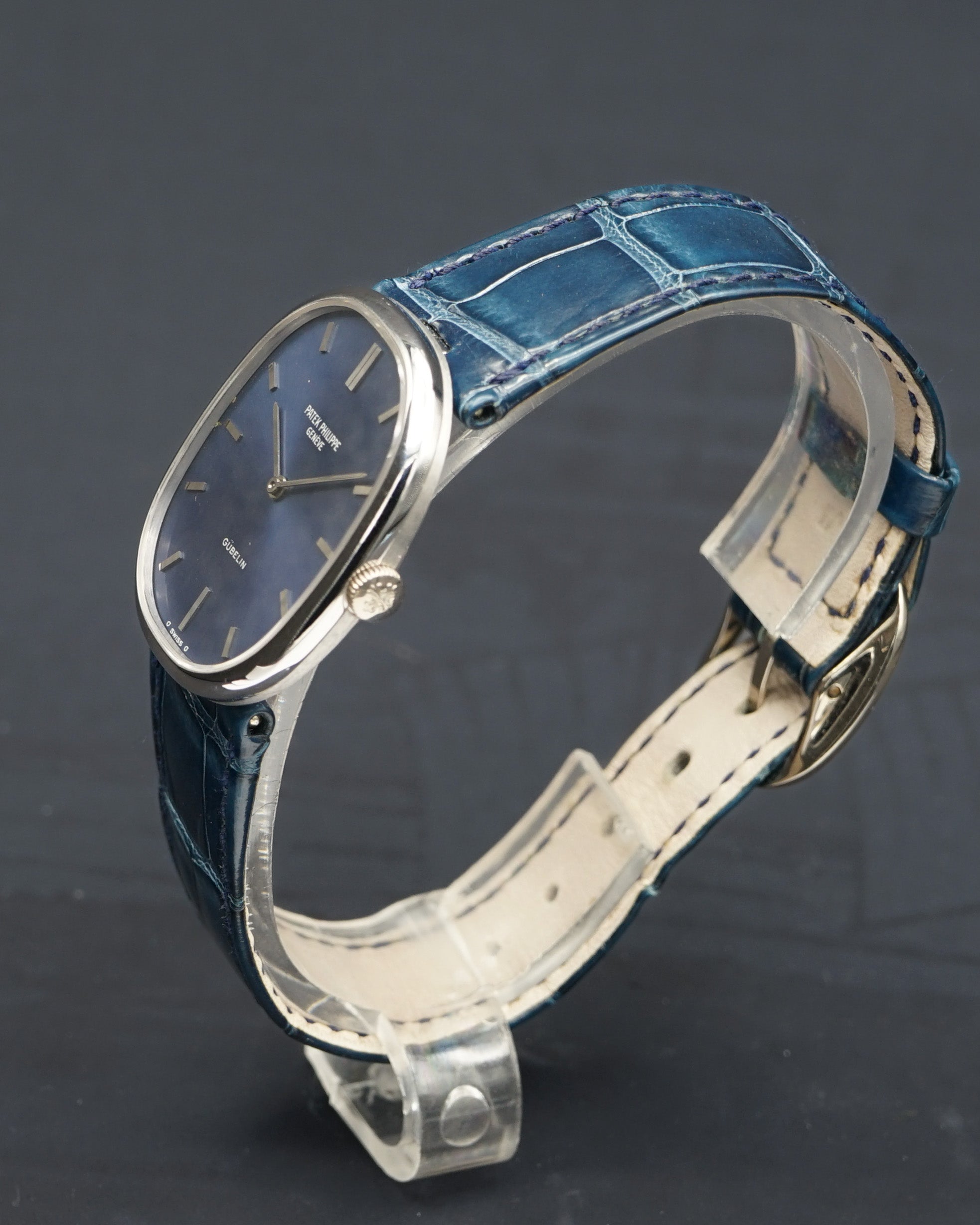 1973 Patek Philippe Ellipse in white gold retailed by Gübelin