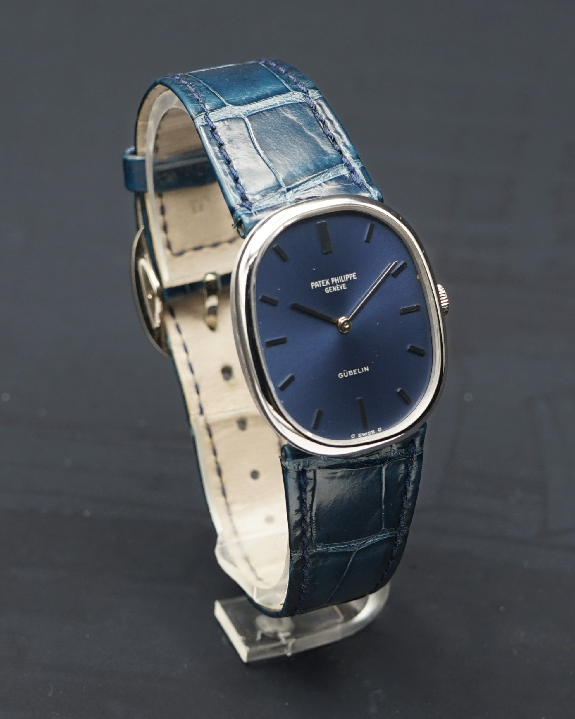 1973 Patek Philippe Ellipse in white gold retailed by Gübelin