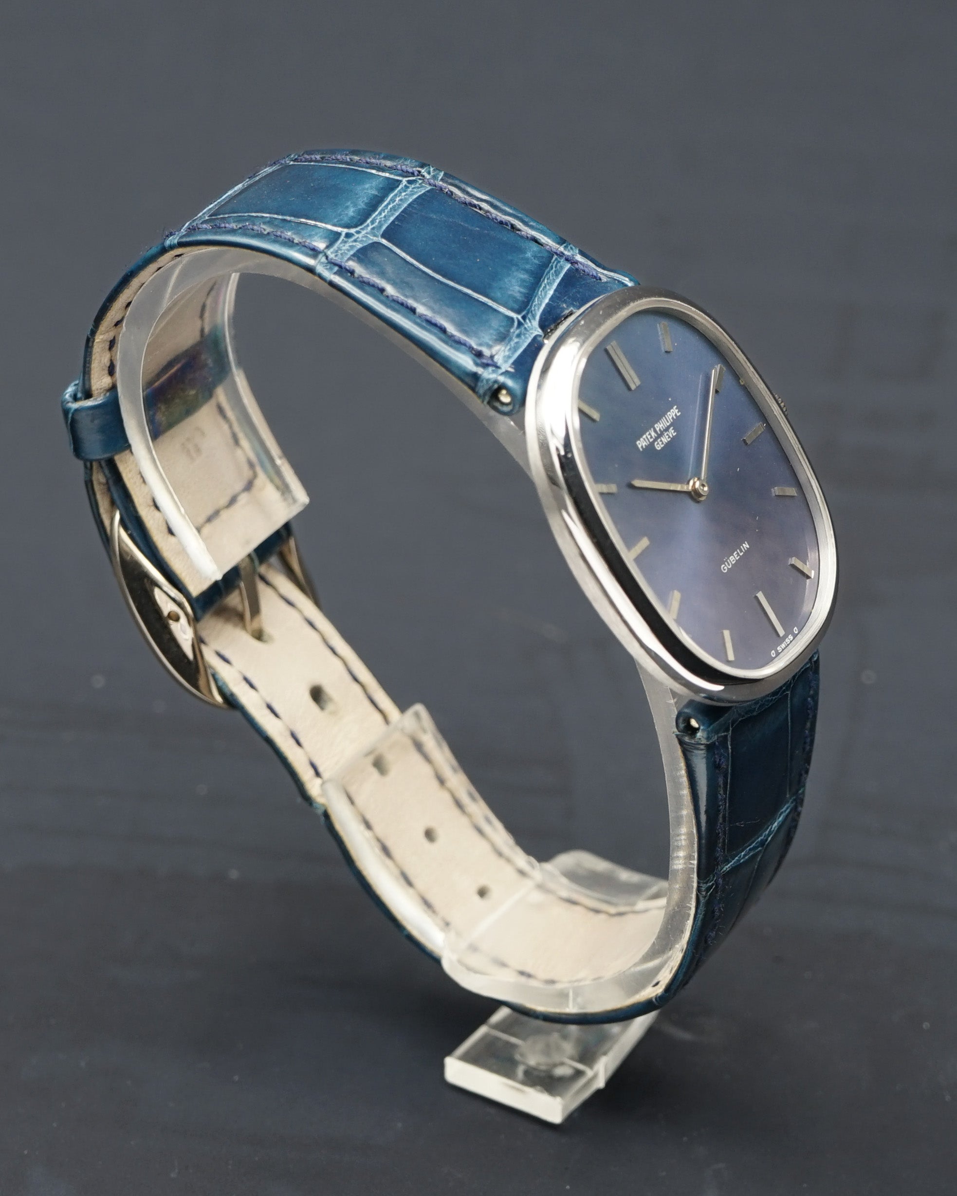 1973 Patek Philippe Ellipse in white gold retailed by Gübelin