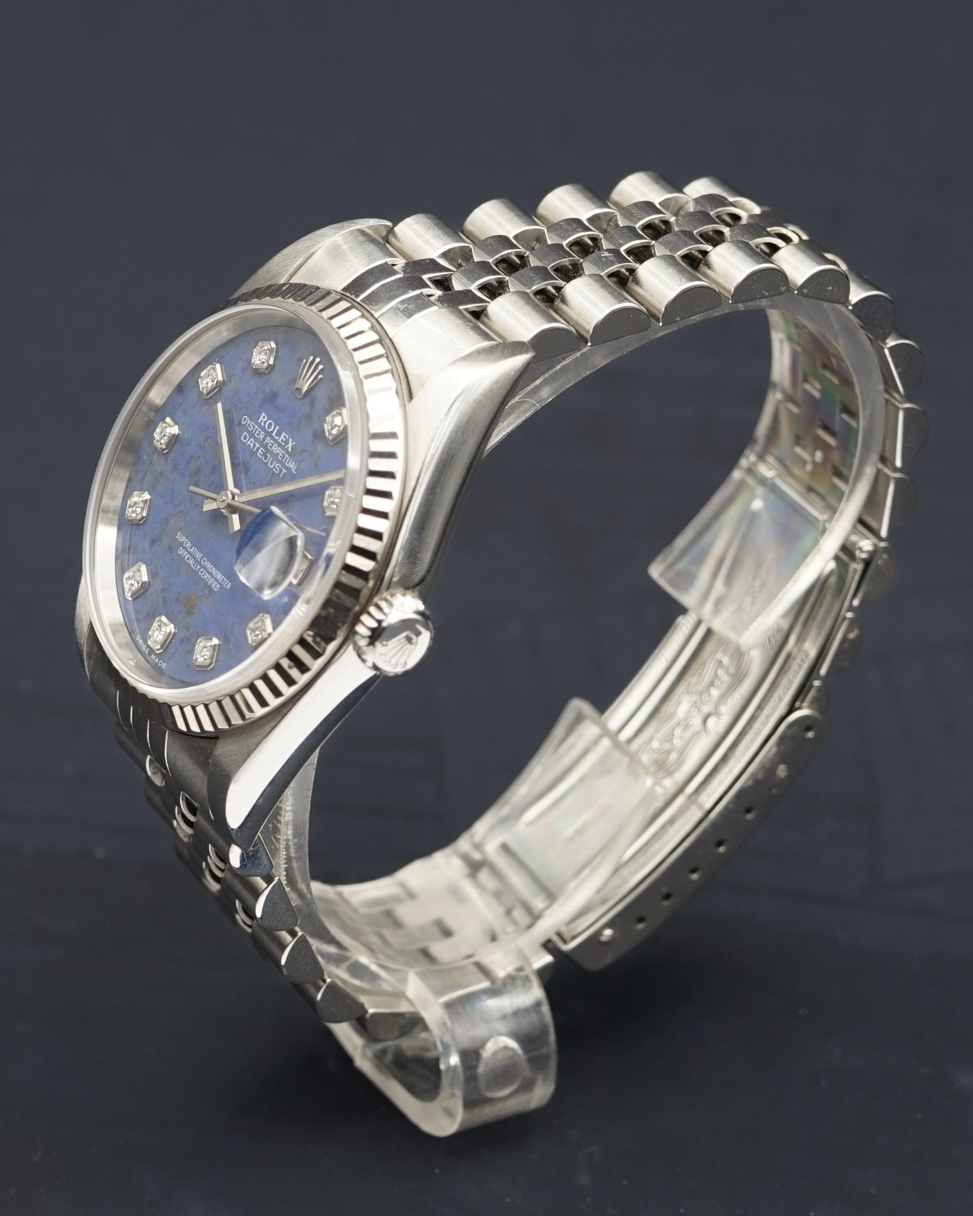 Rolex Datejust ref. 16234 with Sodalite dial
