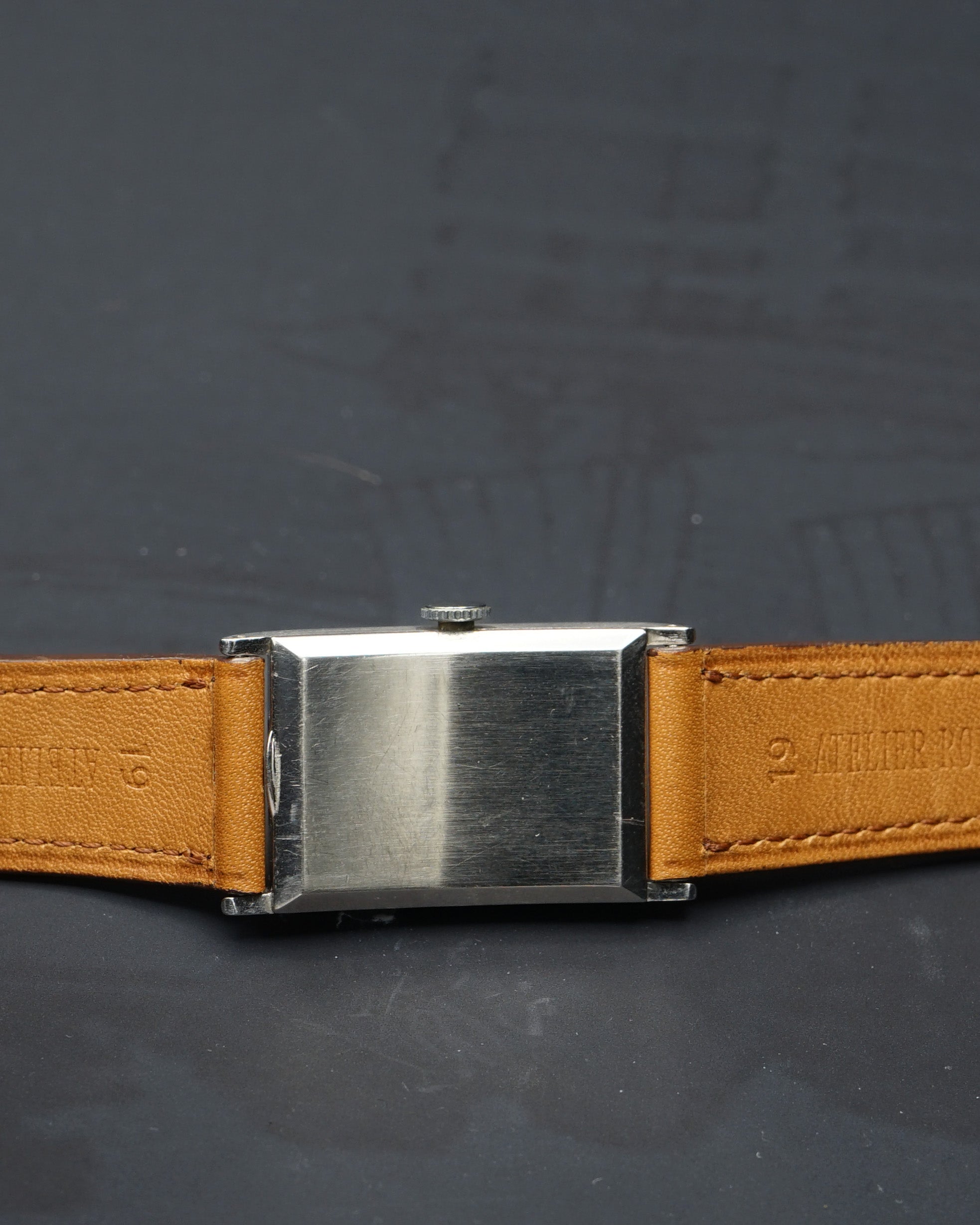 1930s Vacheron Constantin Rectangular Art Deco in stainless steel