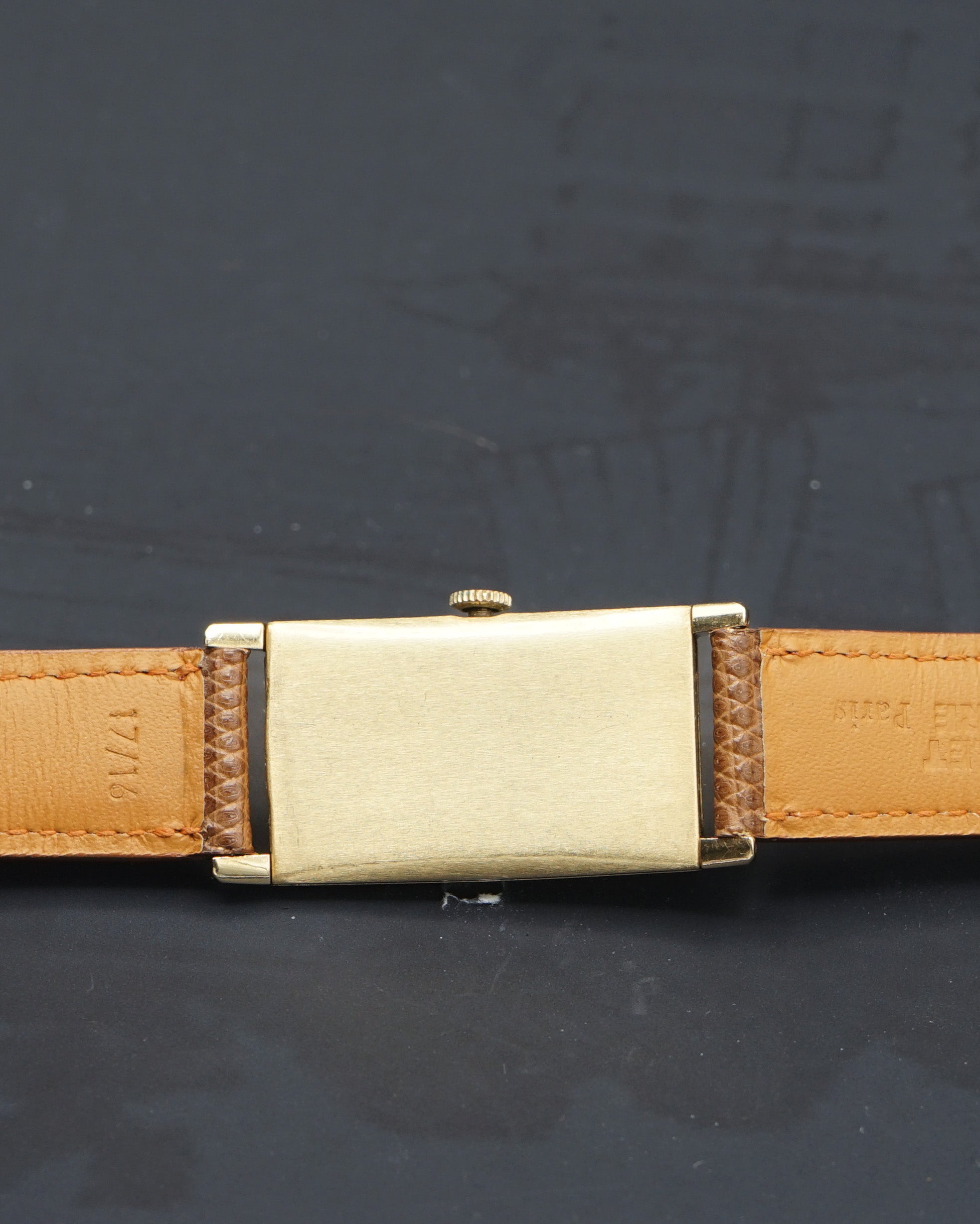 1930s Movado Tiffany curviplan in 14kt gold