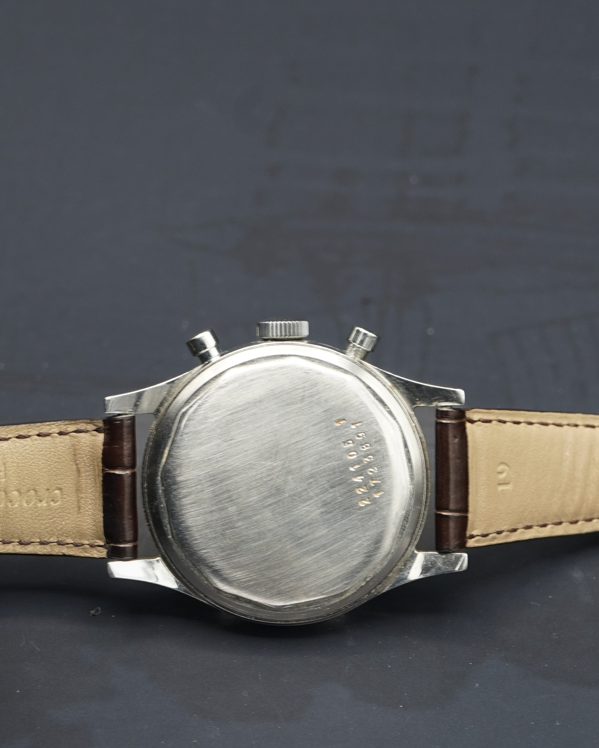 1950s Jaeger pulsometer oversized chronograph ref. 224105