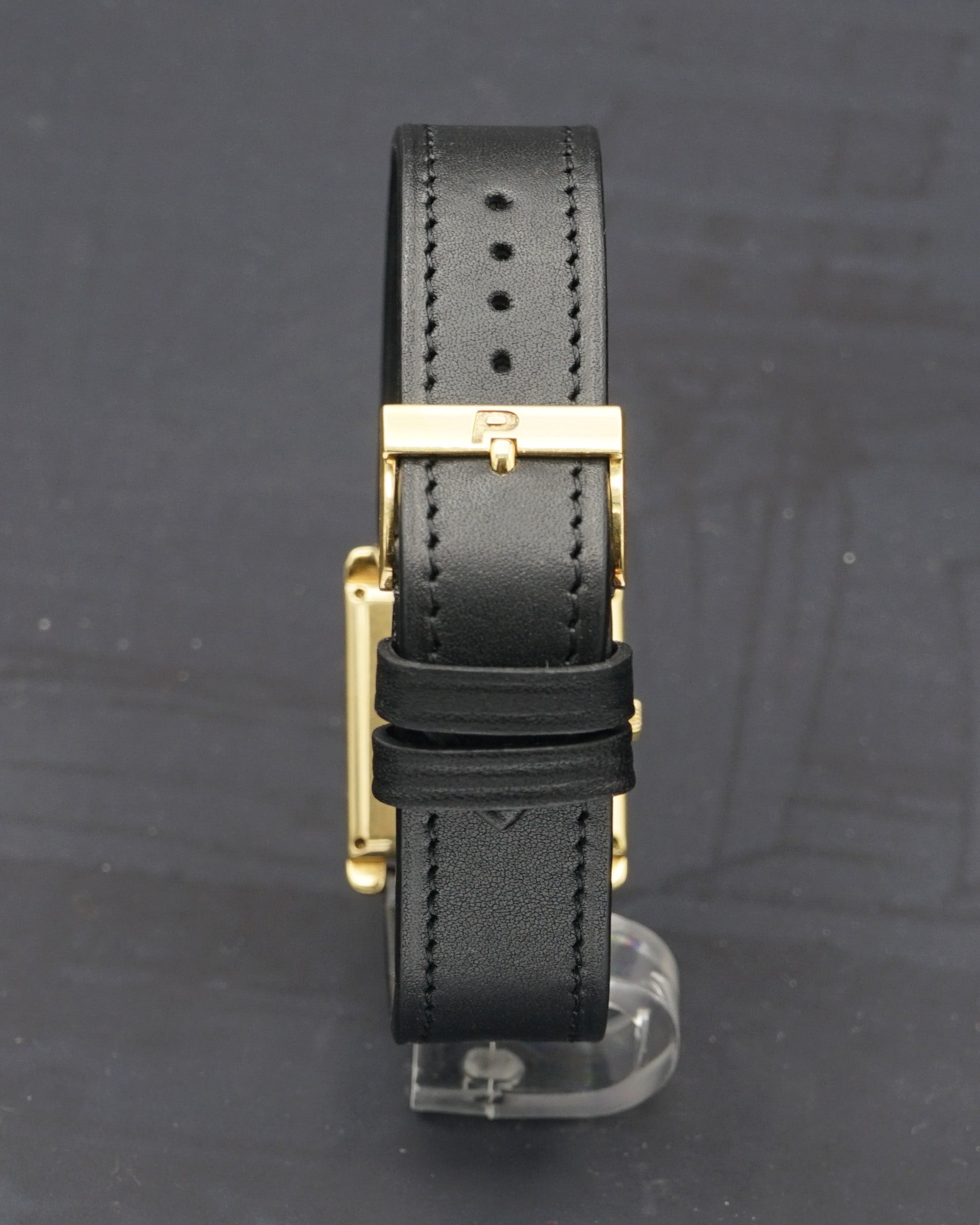 1970s Piaget Tank ref. 90802 with lapis lazuli dial