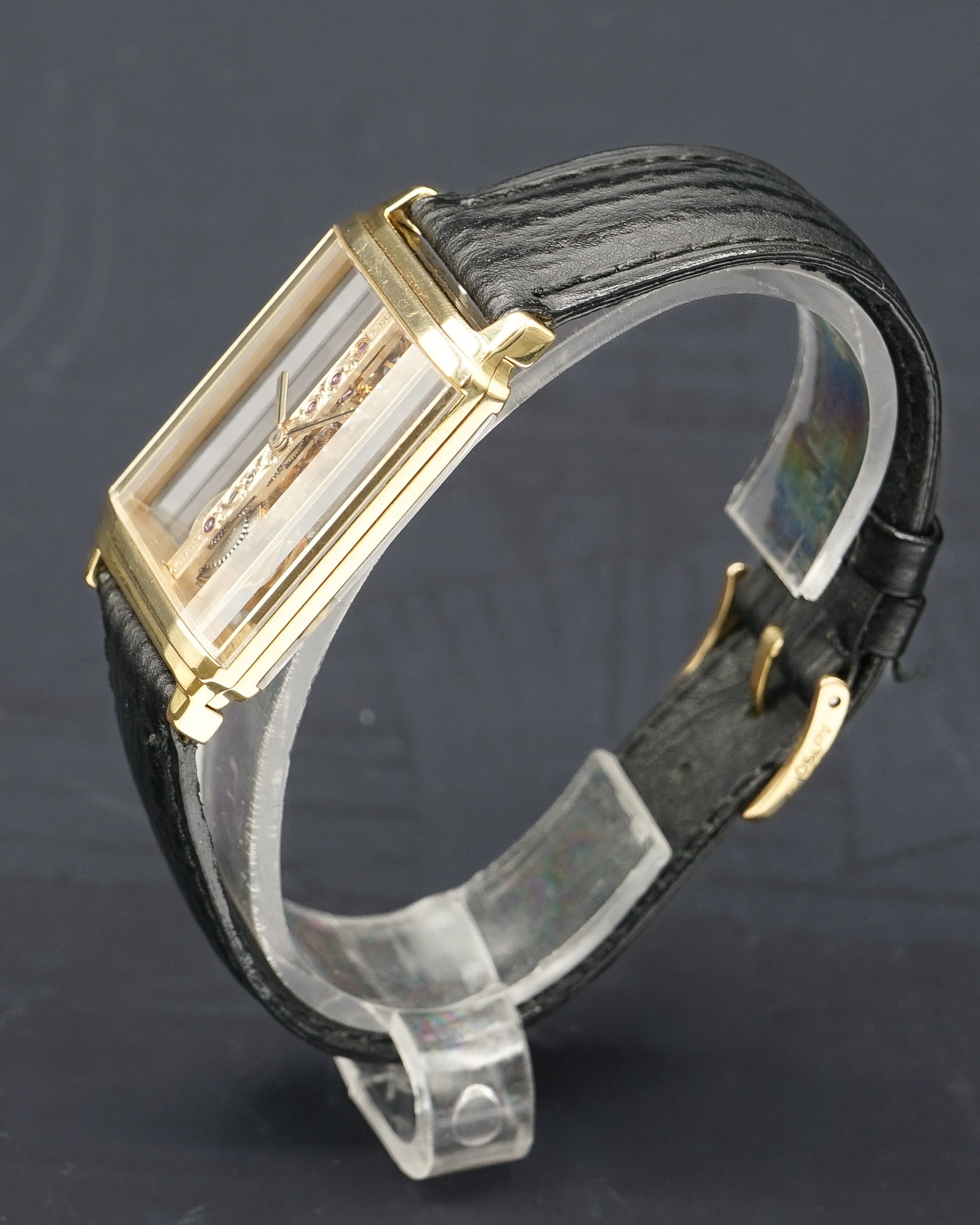 1990s Corum Golden Bridge large size in 18kt gold