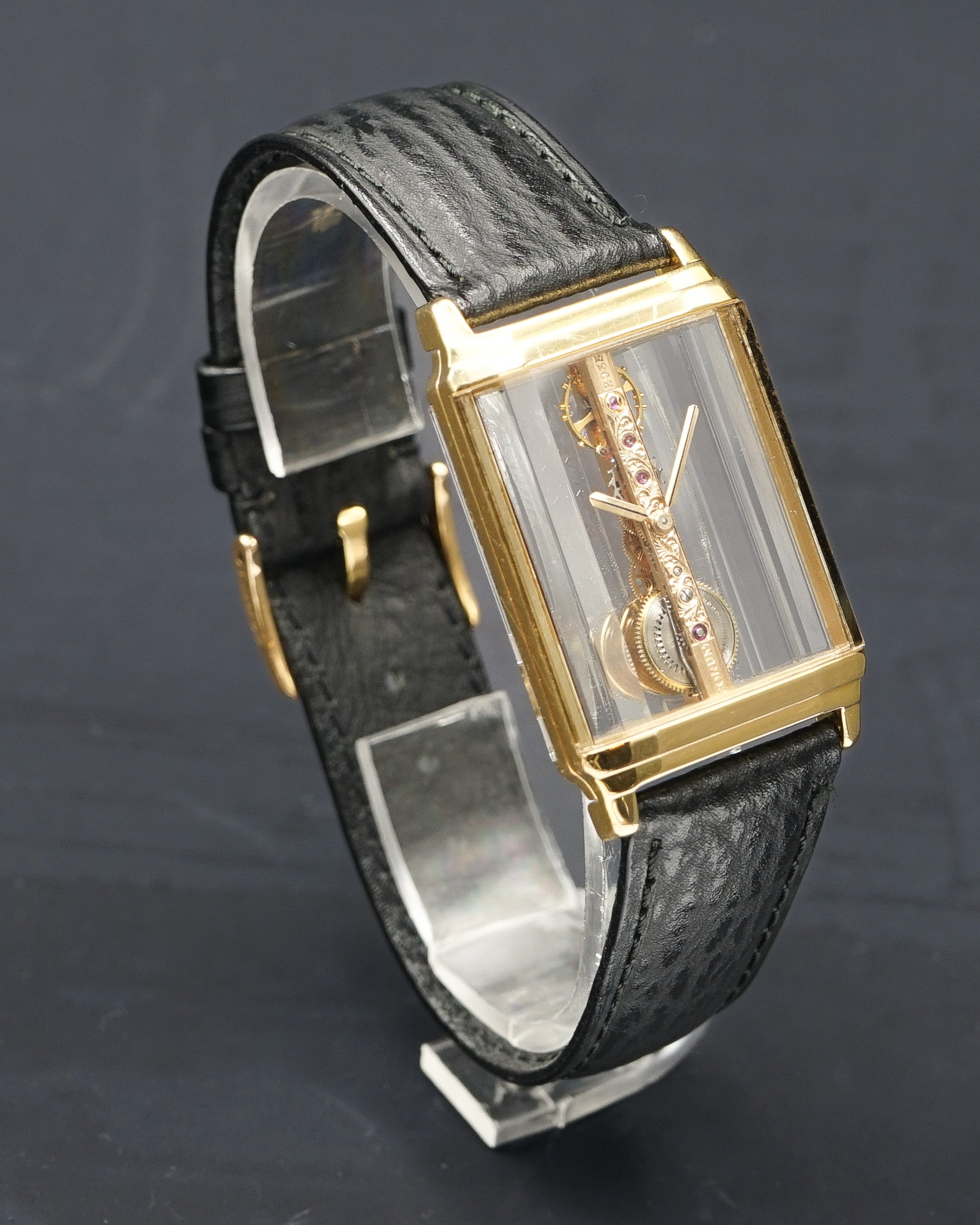 1990s Corum Golden Bridge large size in 18kt gold