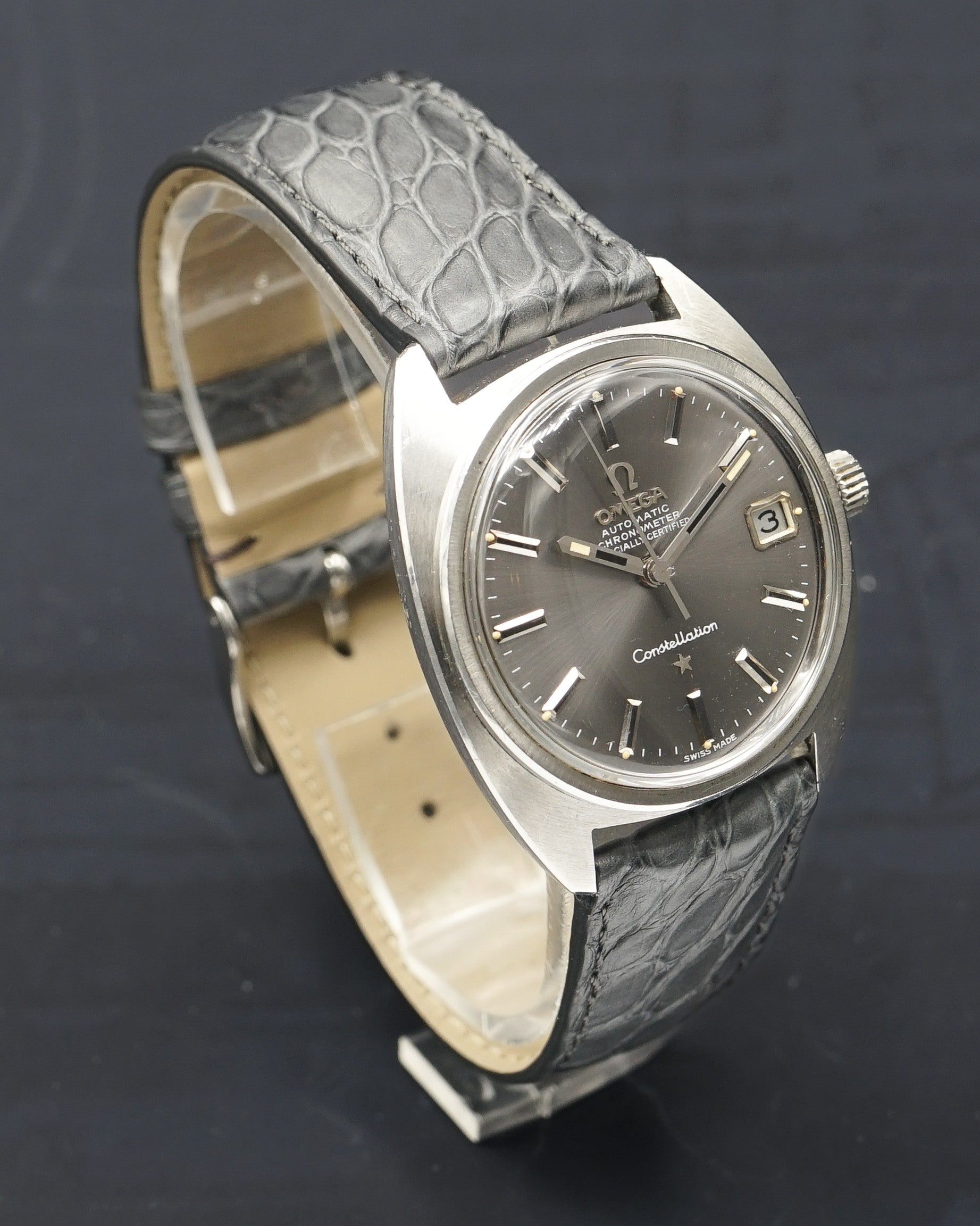 1970s Omega 168.017 “C-Case” Constellation grey dial