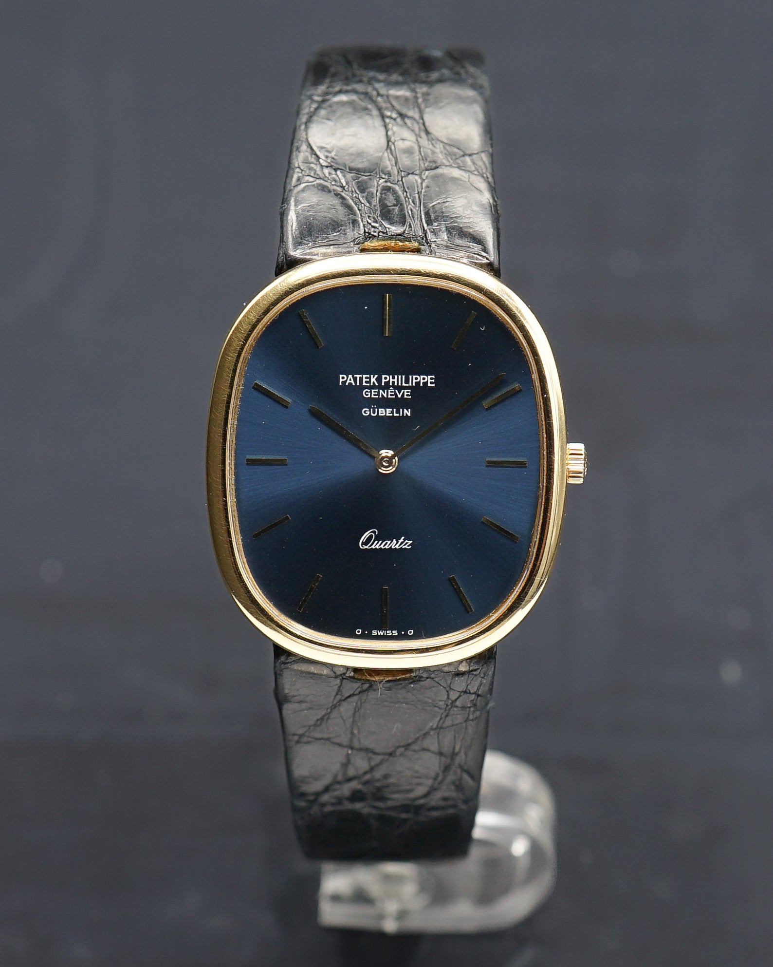 1980s Patek Philippe Golden Ellipse ref. 3838/1 "Jumbo" Gübelin