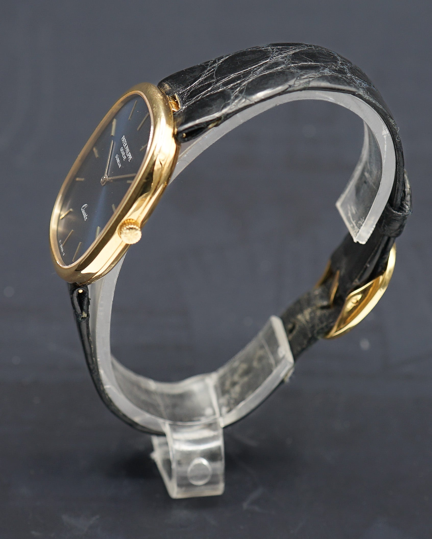 1980s Patek Philippe Golden Ellipse ref. 3838/1 "Jumbo" Gübelin