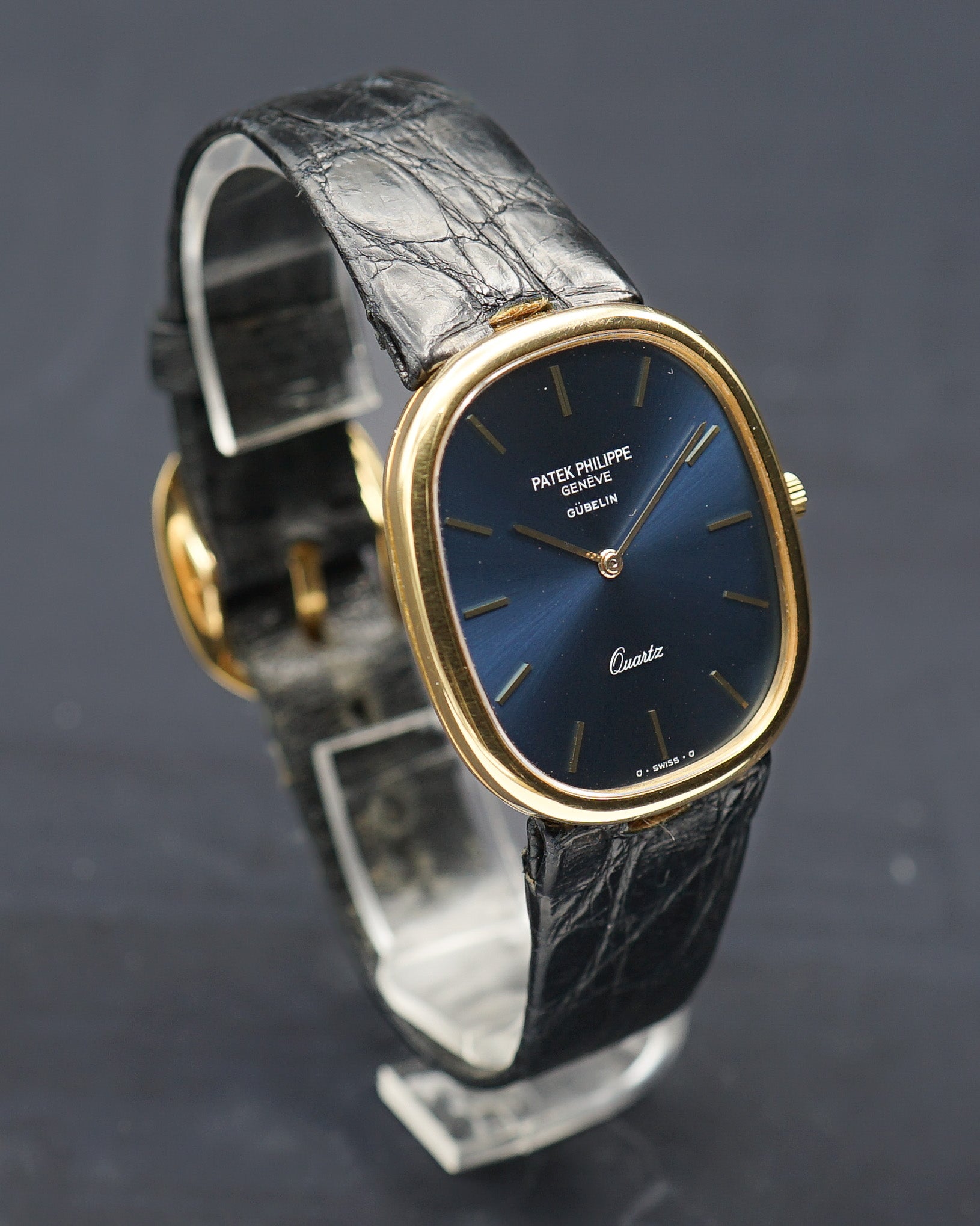 1980s Patek Philippe Golden Ellipse ref. 3838/1 "Jumbo" Gübelin