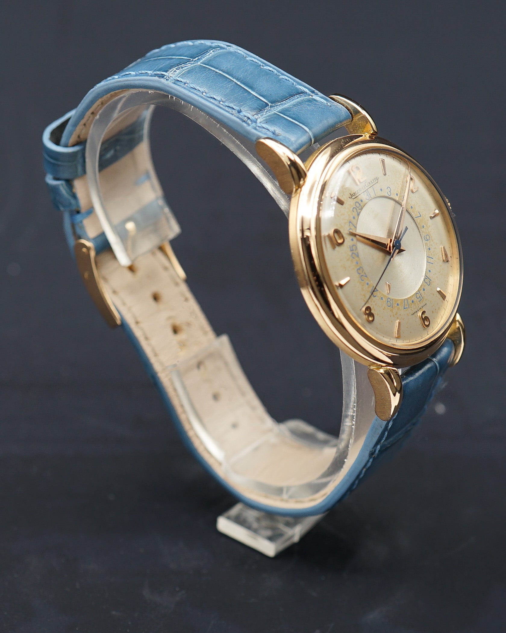 1950s Jaeger-Lecoultre Calendar in rose gold for the French market