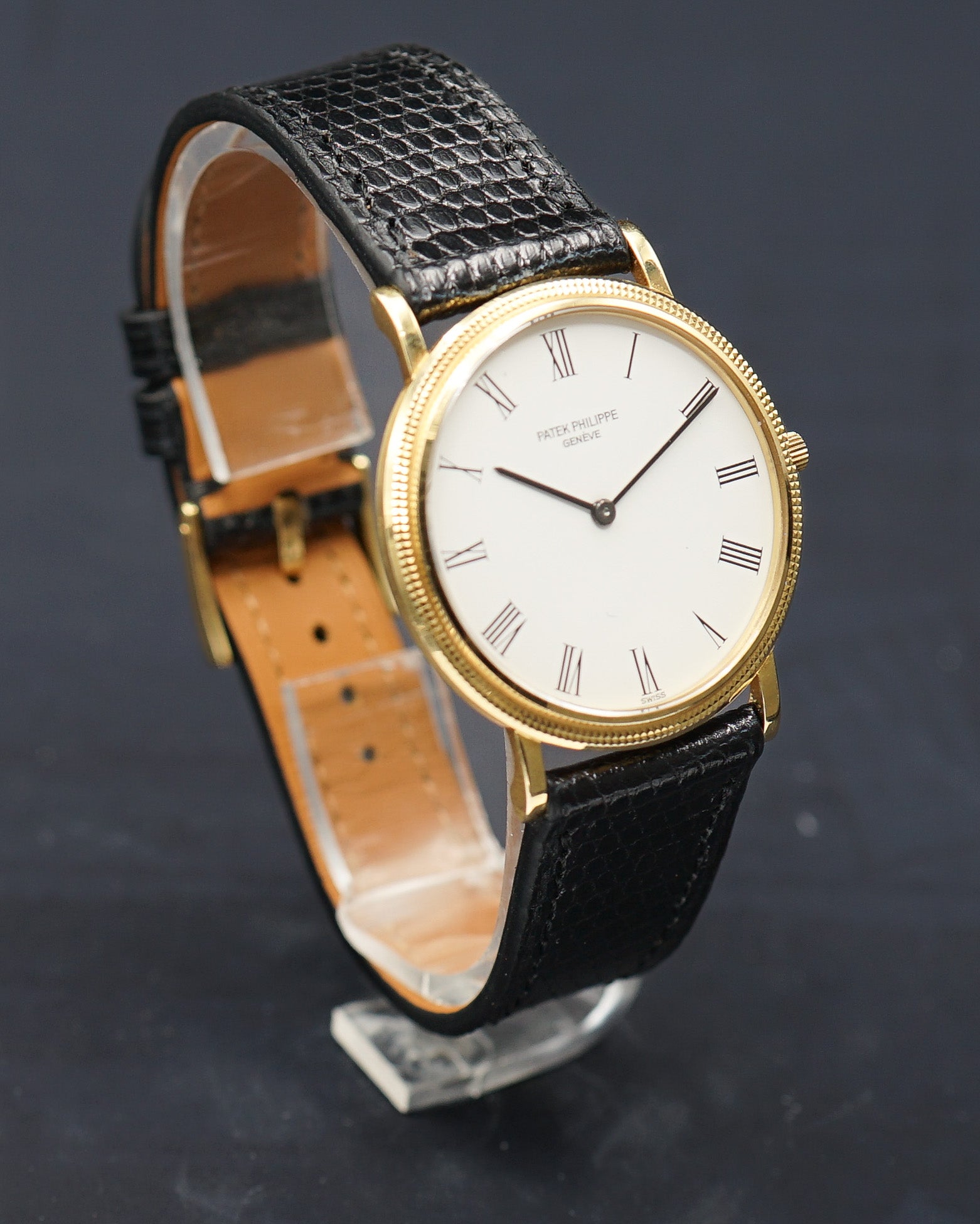 1980 Patek Philippe Calatrava "Clous de Paris" ref. 3744 with original papers