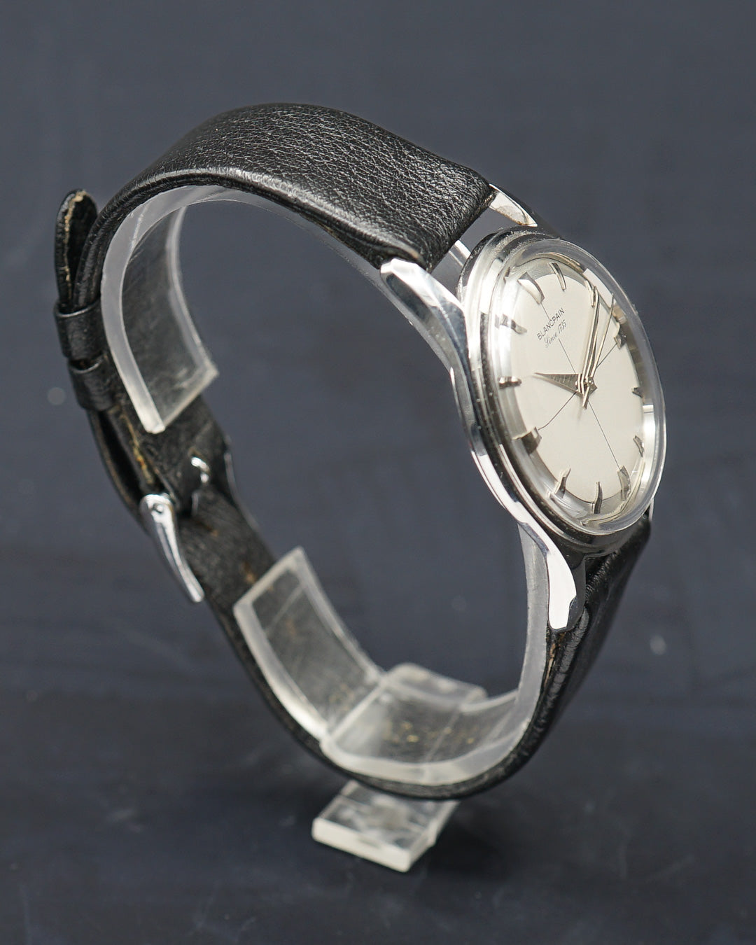 1950s Blancpain dress watch in stainless steel with 2-tone dial