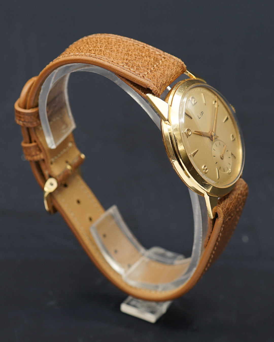 1950s Lip dress watch in 18 karat yellow gold