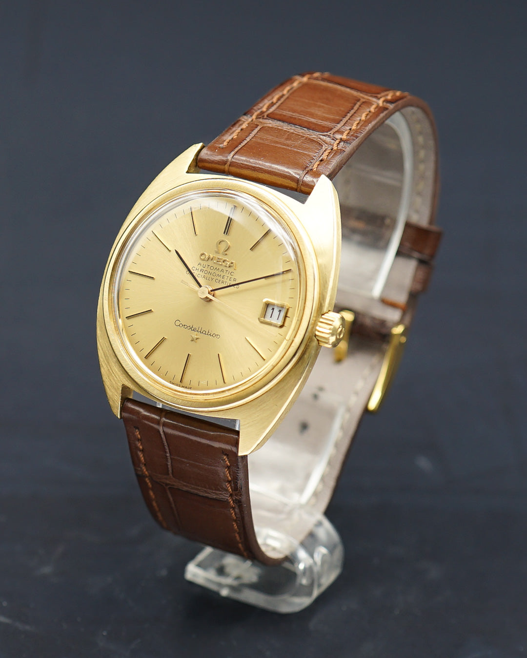1970s Omega Constellation Ref. 168.017 in 18kt yellow gold