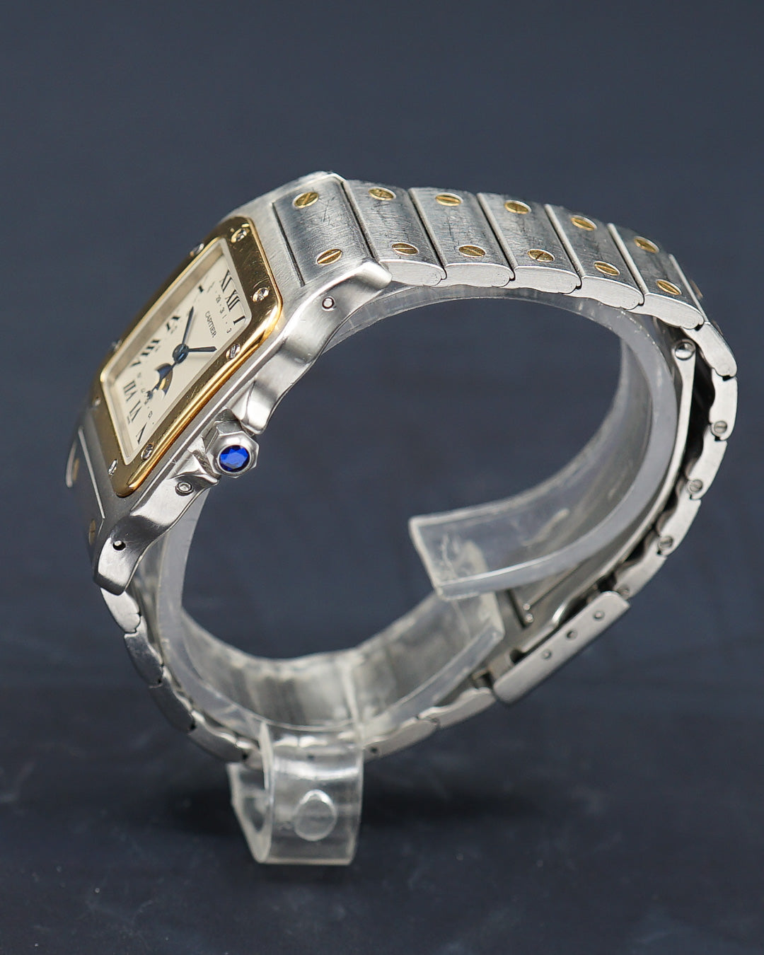 1990s Cartier Santos Galbée moonphase ref. 119901