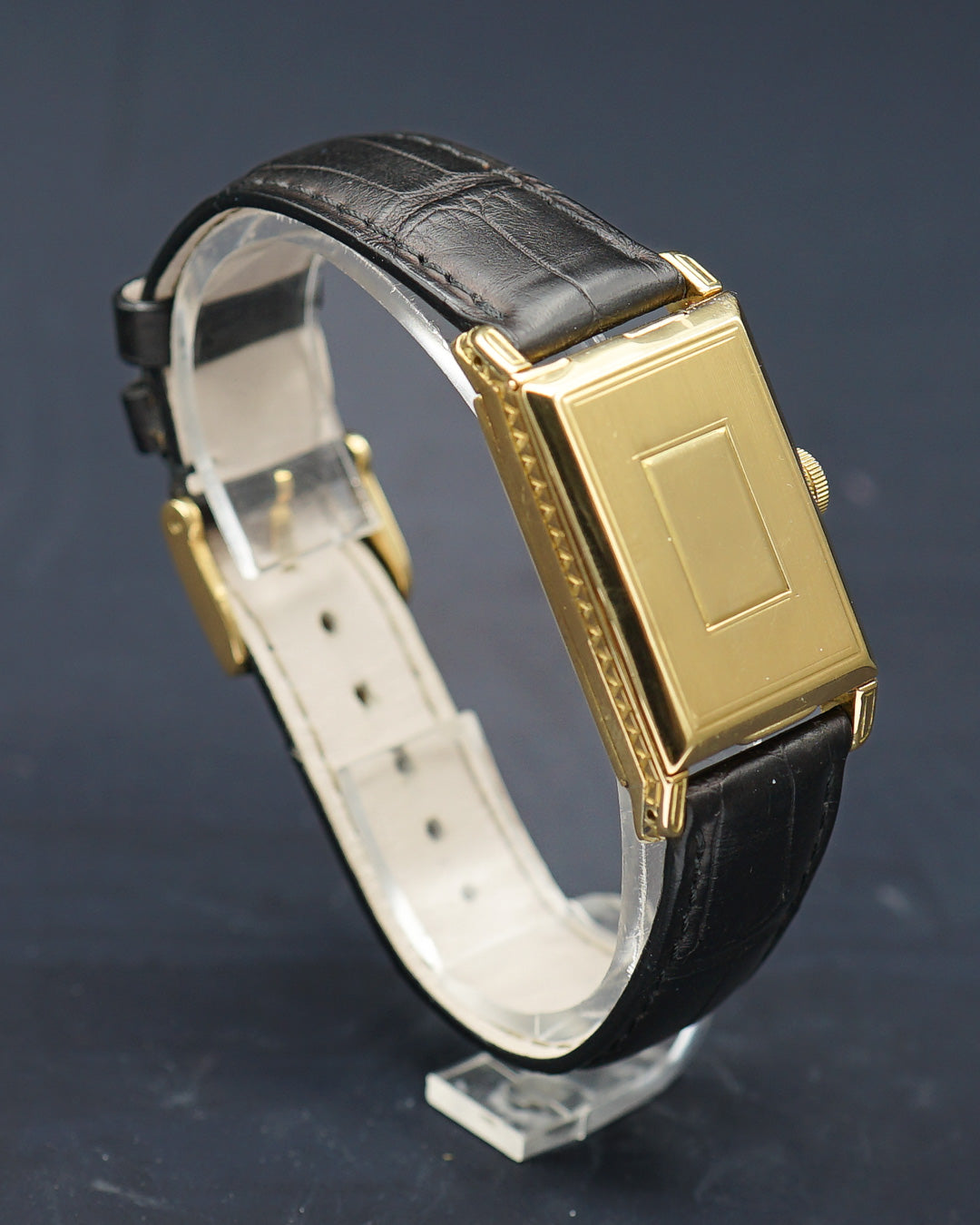 1929 Longines ultra rare Hunter style watch in 18kt yellow gold