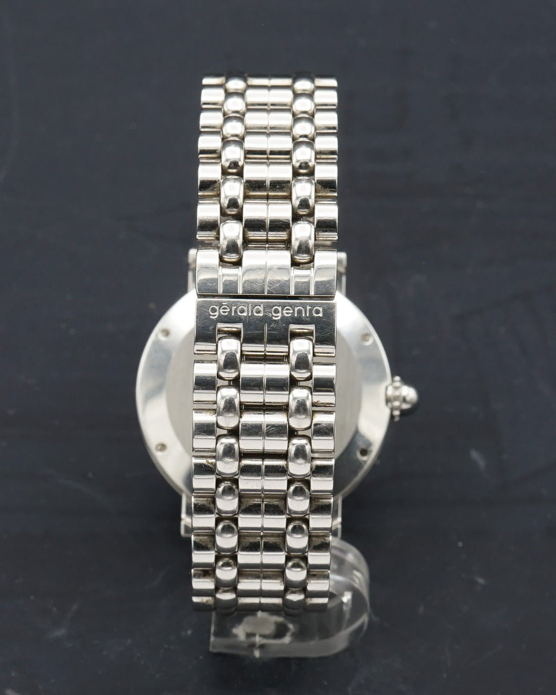 2000s Gerald Genta Bi-Retro G3734 Guilloché dial