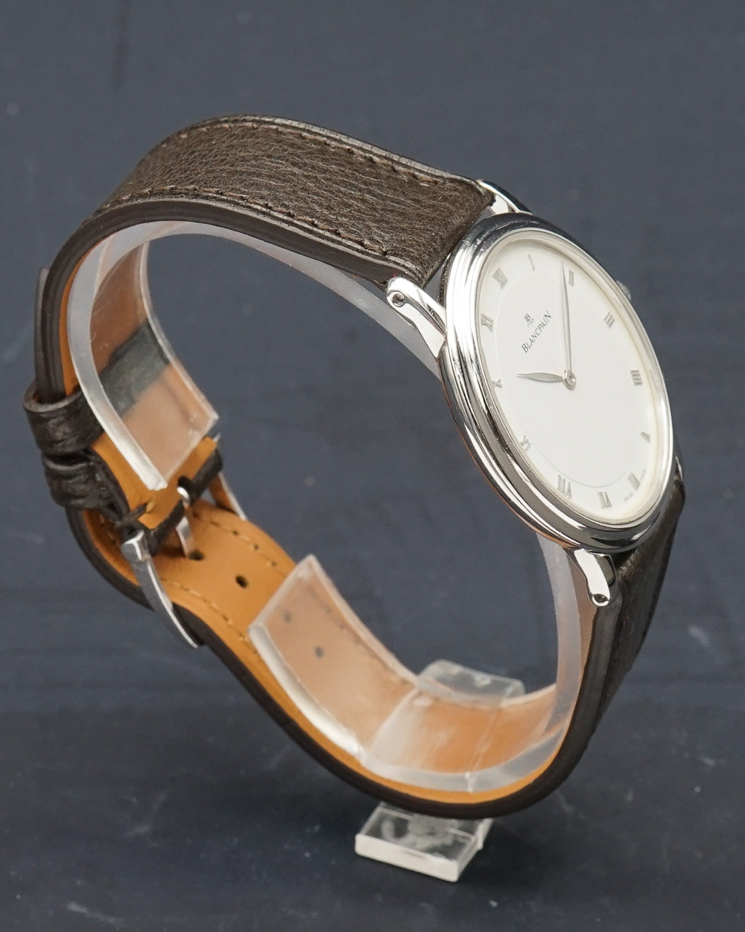 1990s Blancpain Villeret ultra thin in Platinum