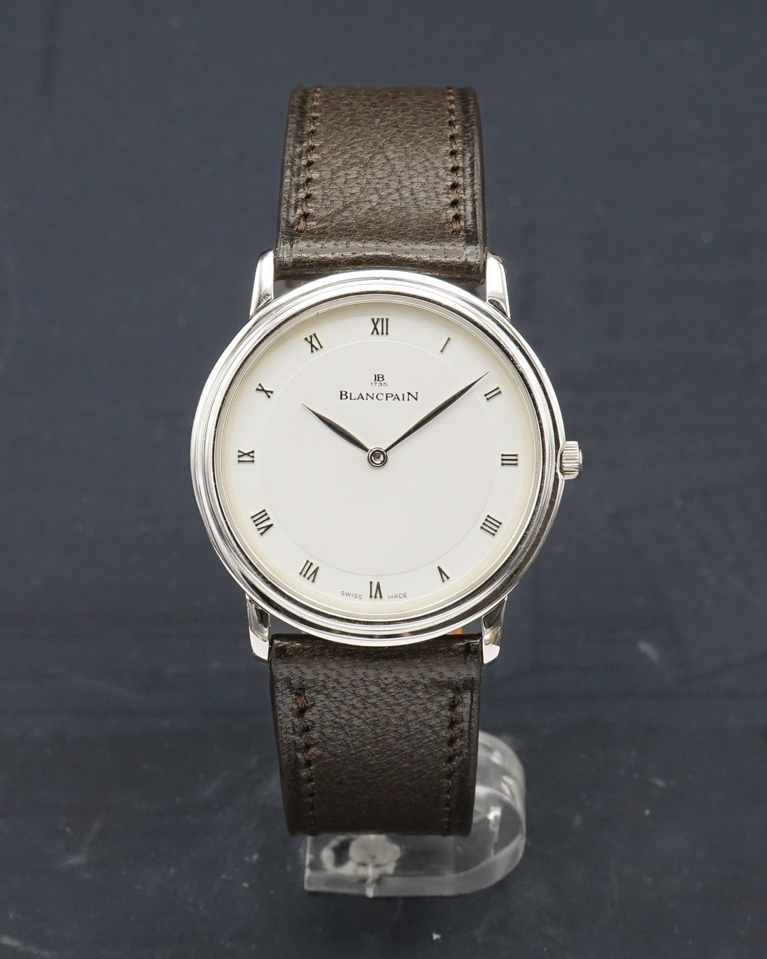 1990s Blancpain Villeret ultra thin in Platinum