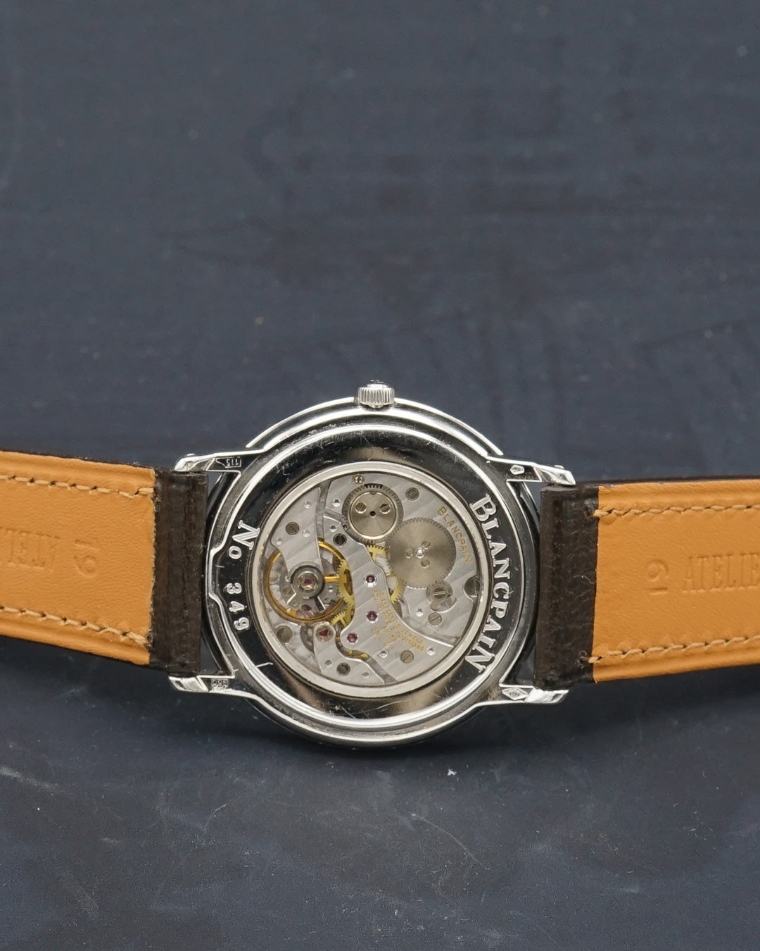 1990s Blancpain Villeret ultra thin in Platinum