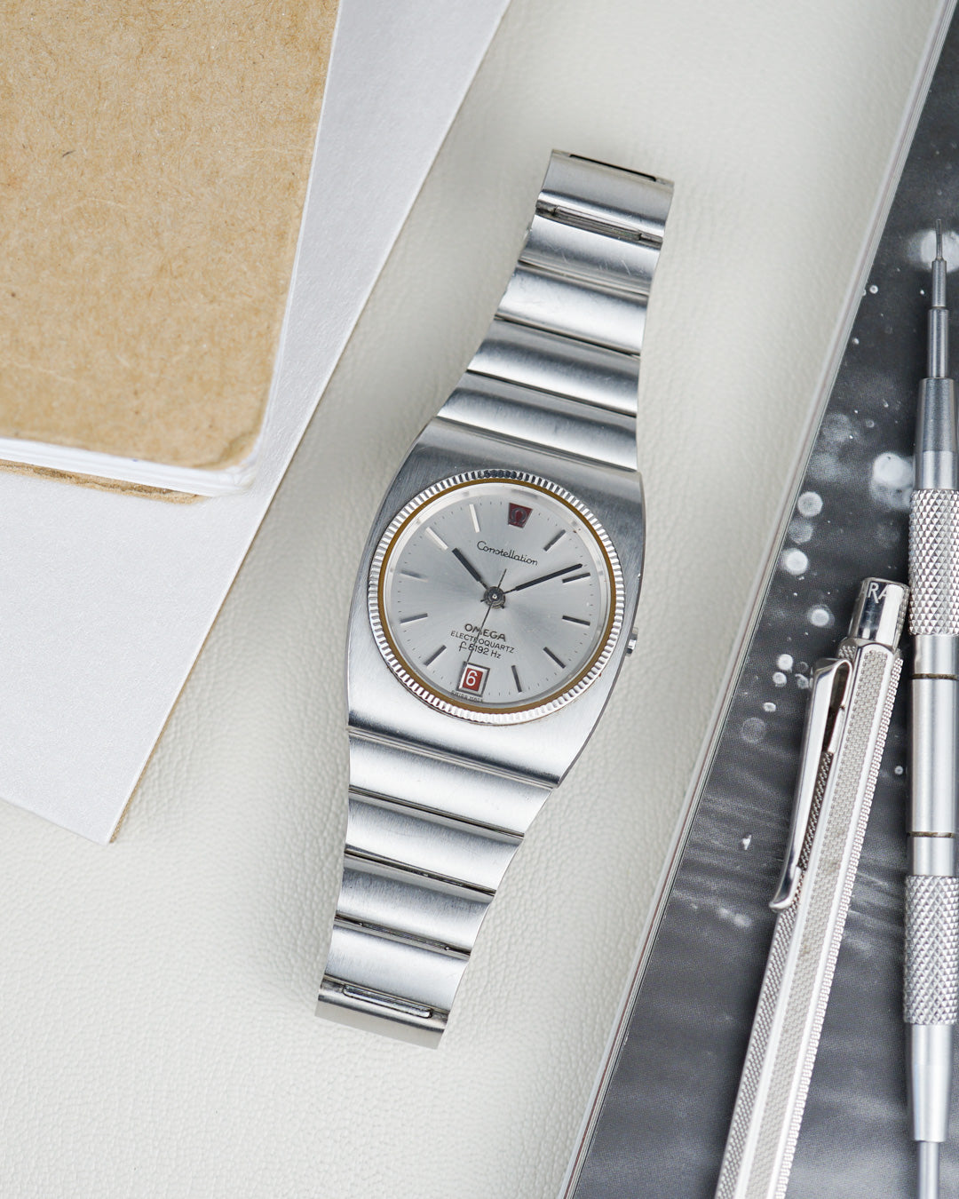 1970s Omega Constellation Electroquartz Beta21 f8192Hz