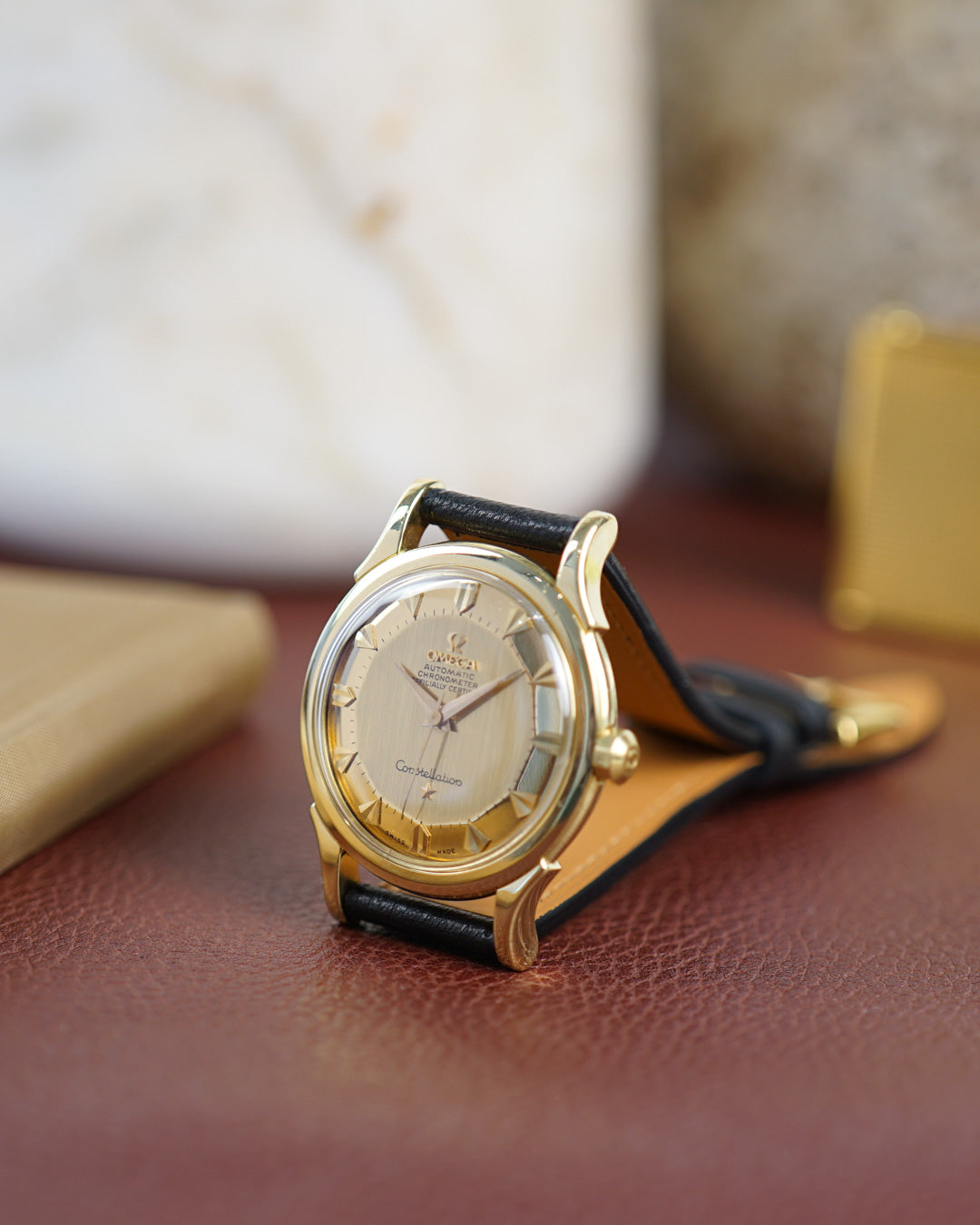 1950s Omega Constellation ref. 2852 in 18kt yellow gold