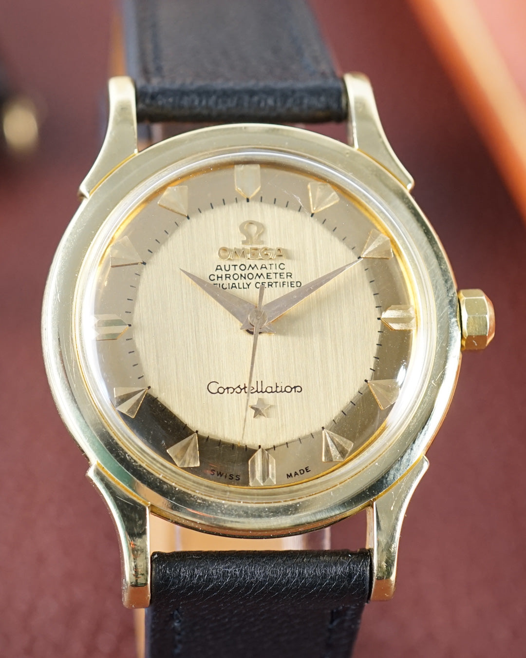 1950s Omega Constellation ref. 2852 in 18kt yellow gold