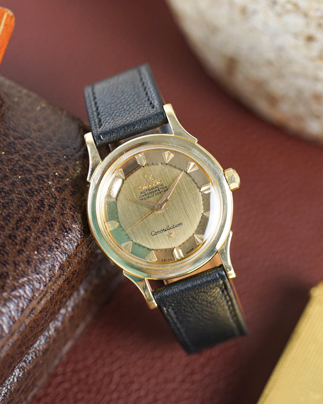 1950s Omega Constellation ref. 2852 in 18kt yellow gold
