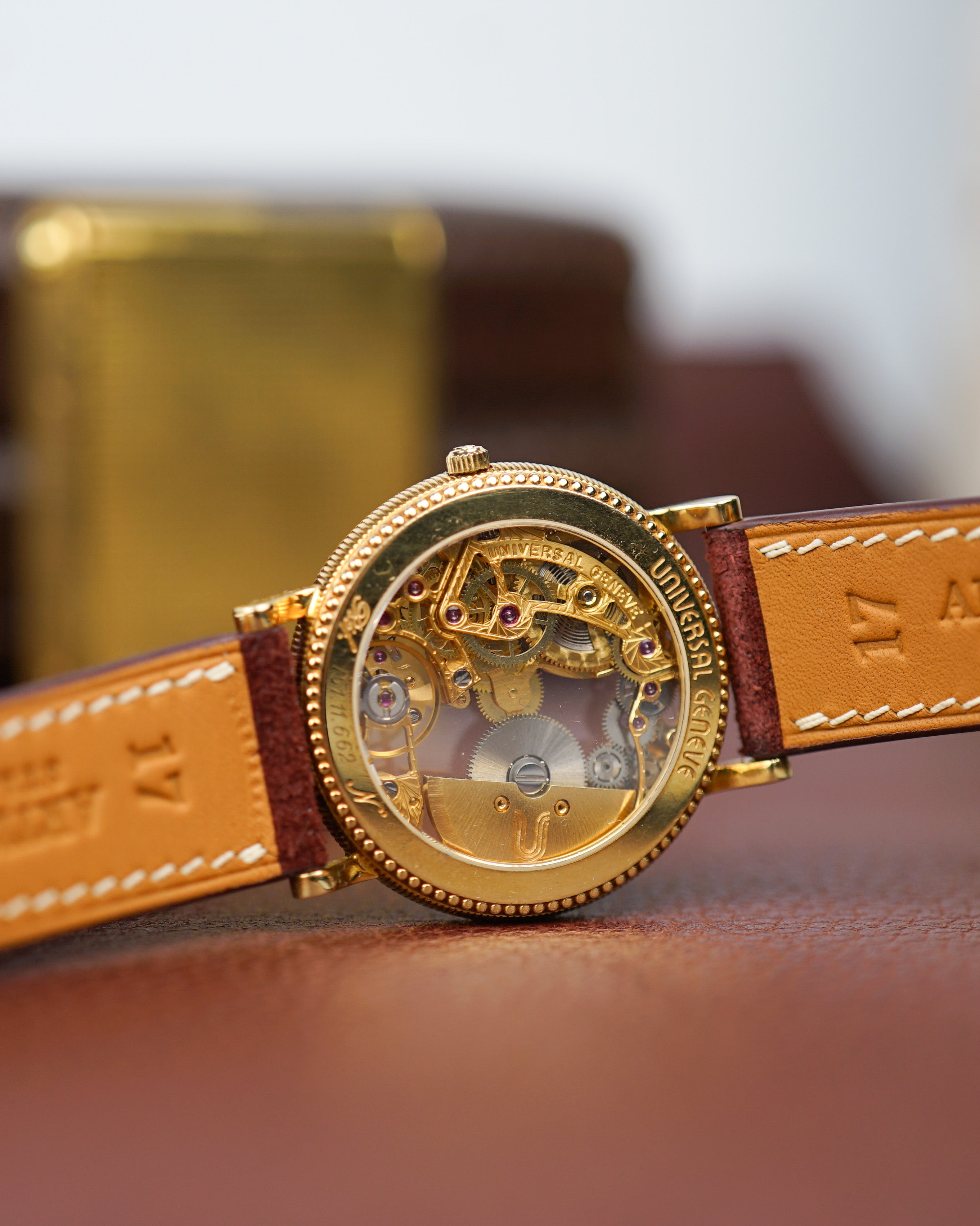 2003 Universal Genève Skeleton watch Full Set