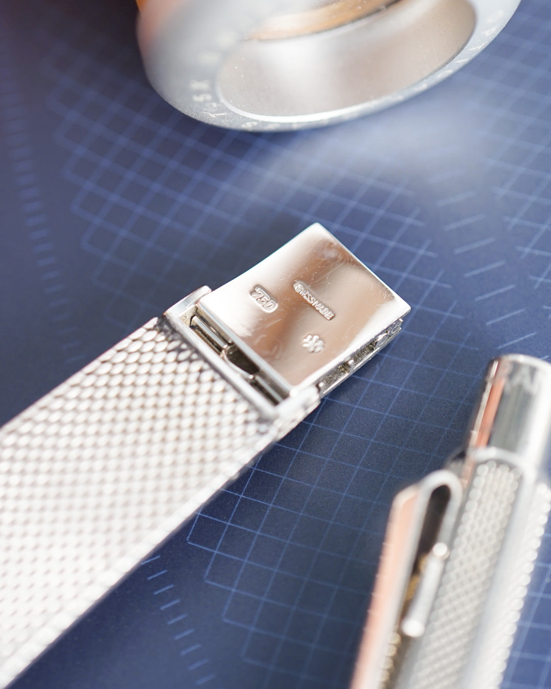 1970s Vacheron Constantin ref. 7813 in white gold with hammered finish