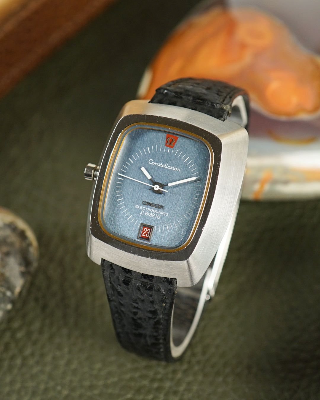 1970s Omega Constellation Electroquartz 196.005 "Beta 21" with original strap
