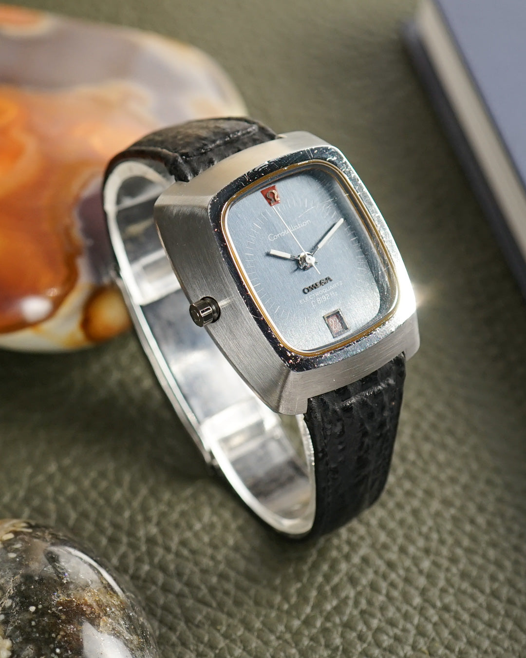 1970s Omega Constellation Electroquartz 196.005 "Beta 21" with original strap