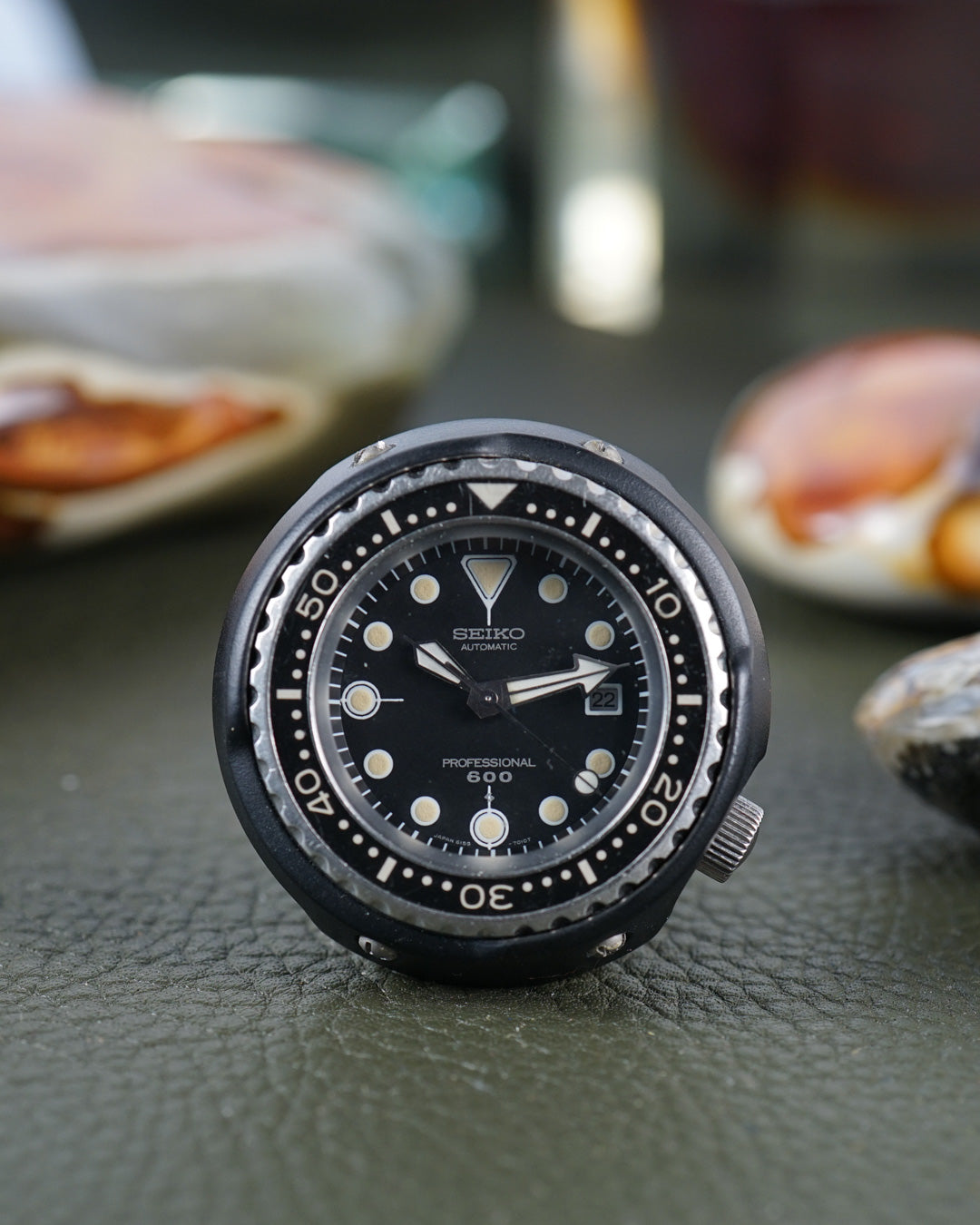 1975s Seiko "Grandfather Tuna" ref.6159-7010 with its original rubber strap