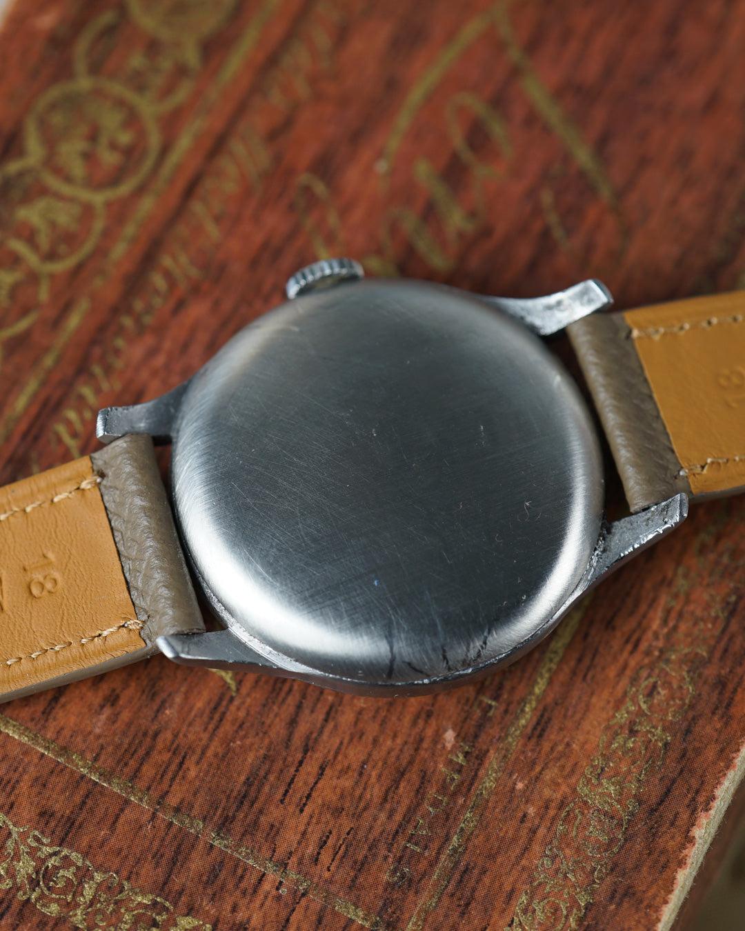 1940s Longines Oversized steel watch ref. 5045